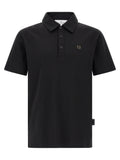 Black Cotton Polo Shirt