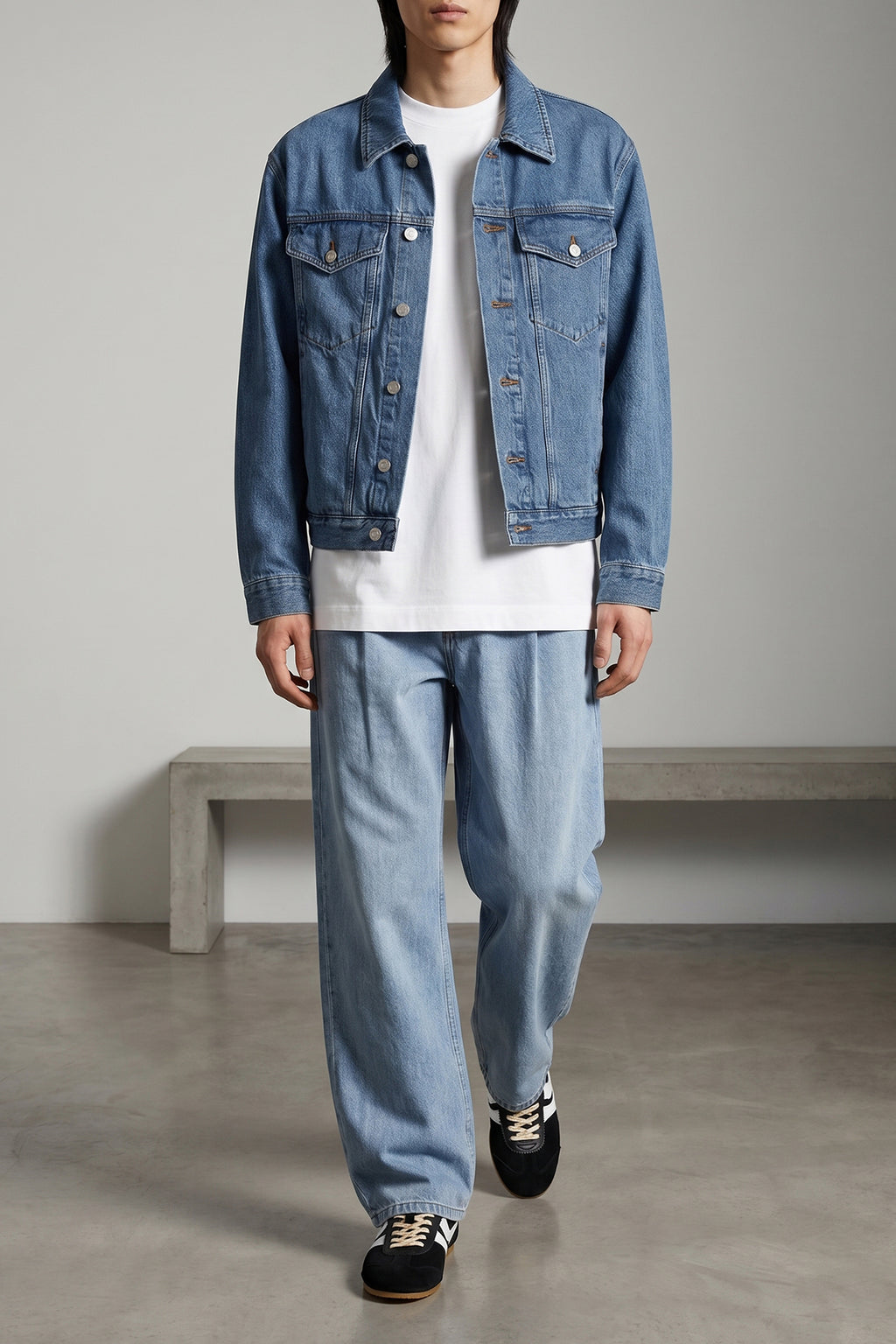 Bicolor Calfskin Sneakers