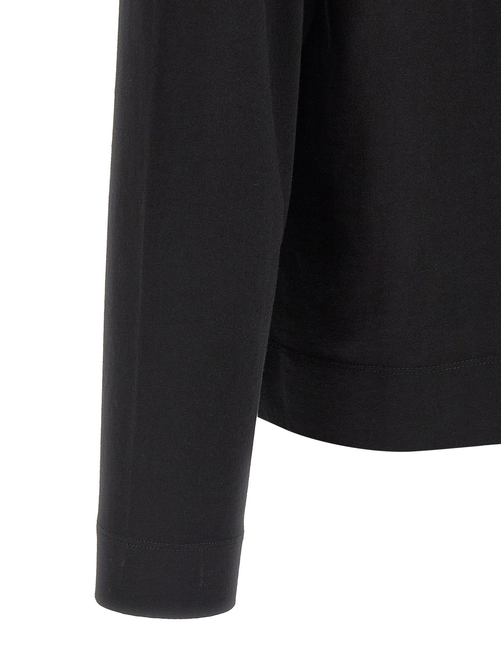 Black Cotton T-Shirt