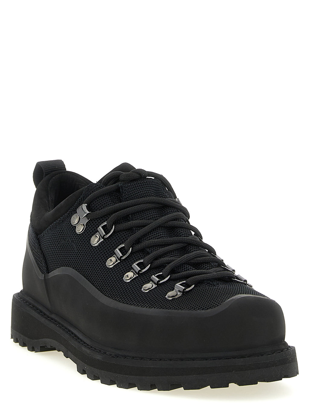 Black Polyamide Ankle Boots
