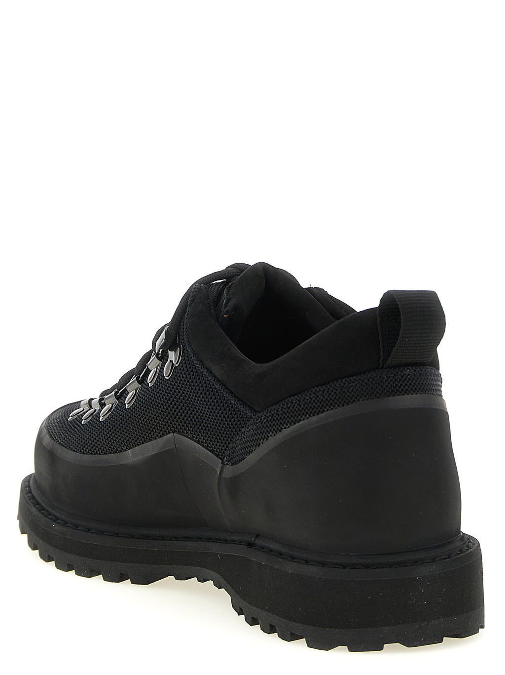 Black Polyamide Ankle Boots