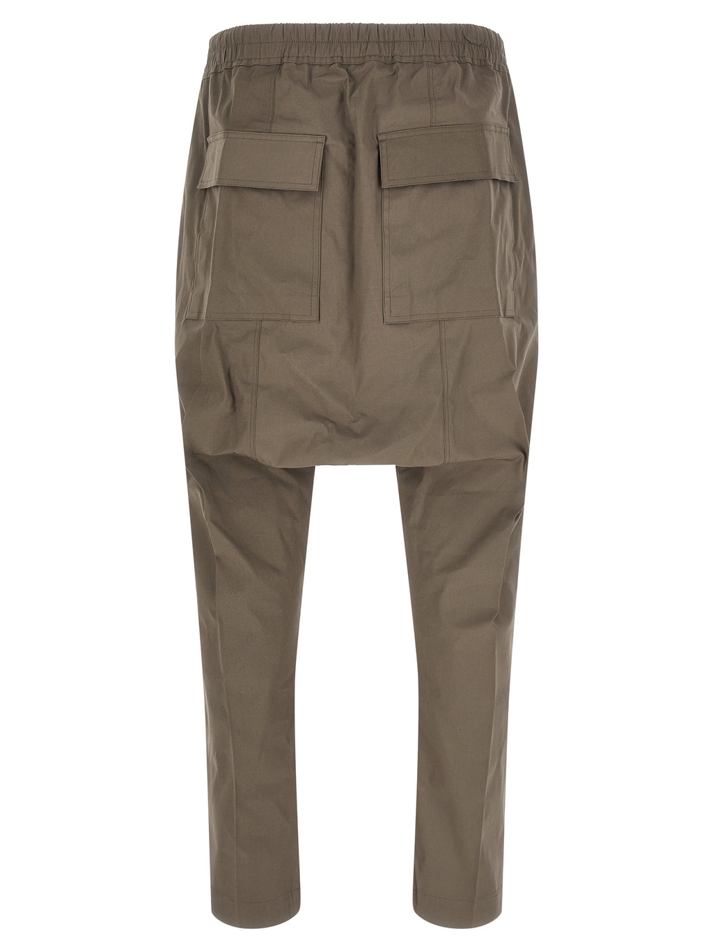 Gray Cotton Casual Pants