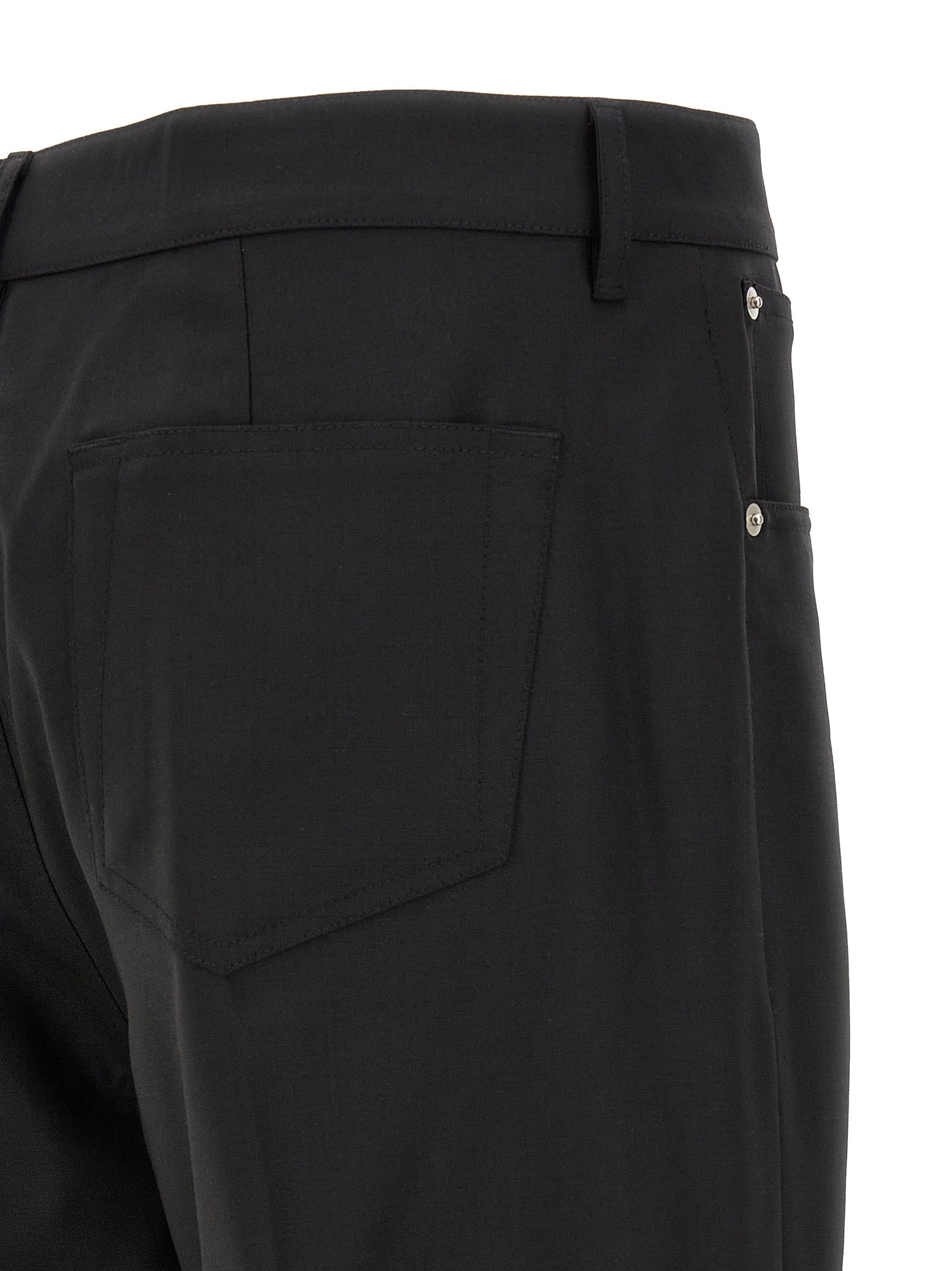Black Wool Jeans Denim