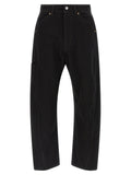Black Cotton Relaxed Fit Jeans