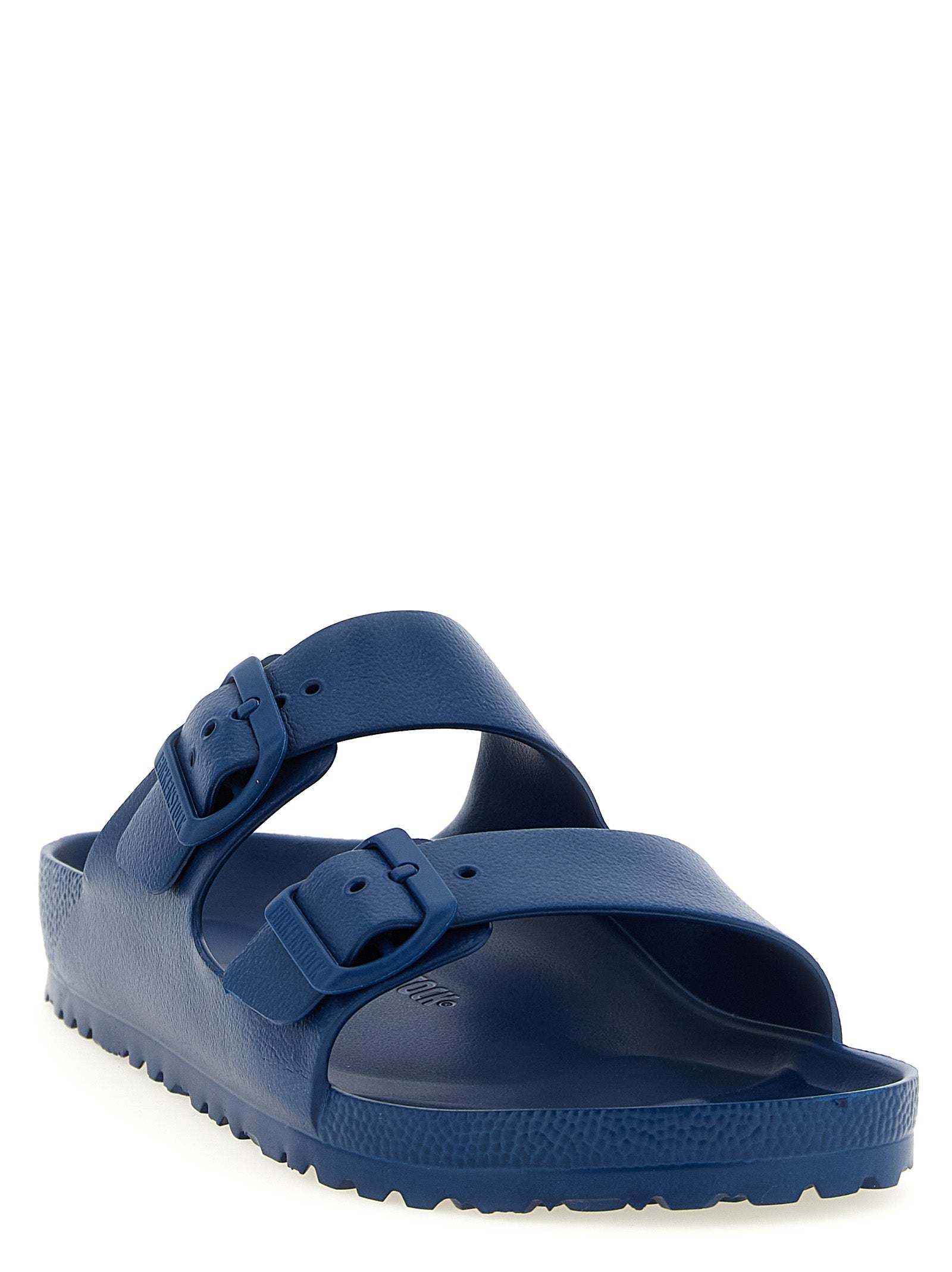 Blue Polyethylene Flat Sandals