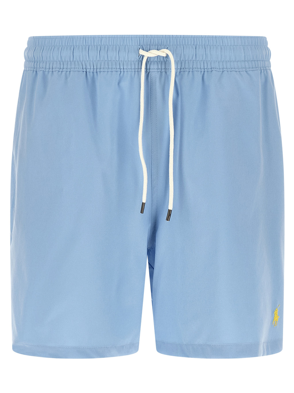 Blue Polyester Swim Shorts