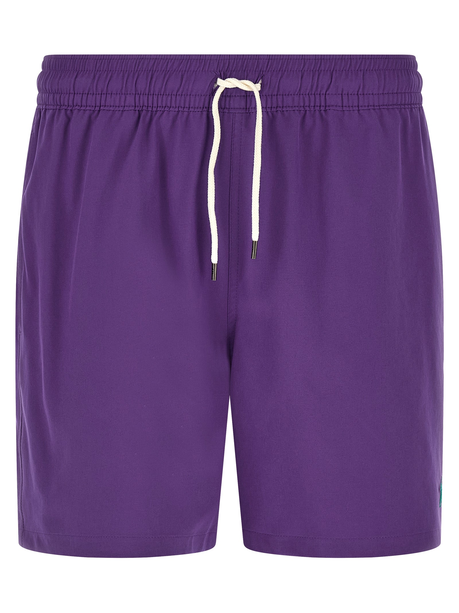 Purple Polyester Shorts