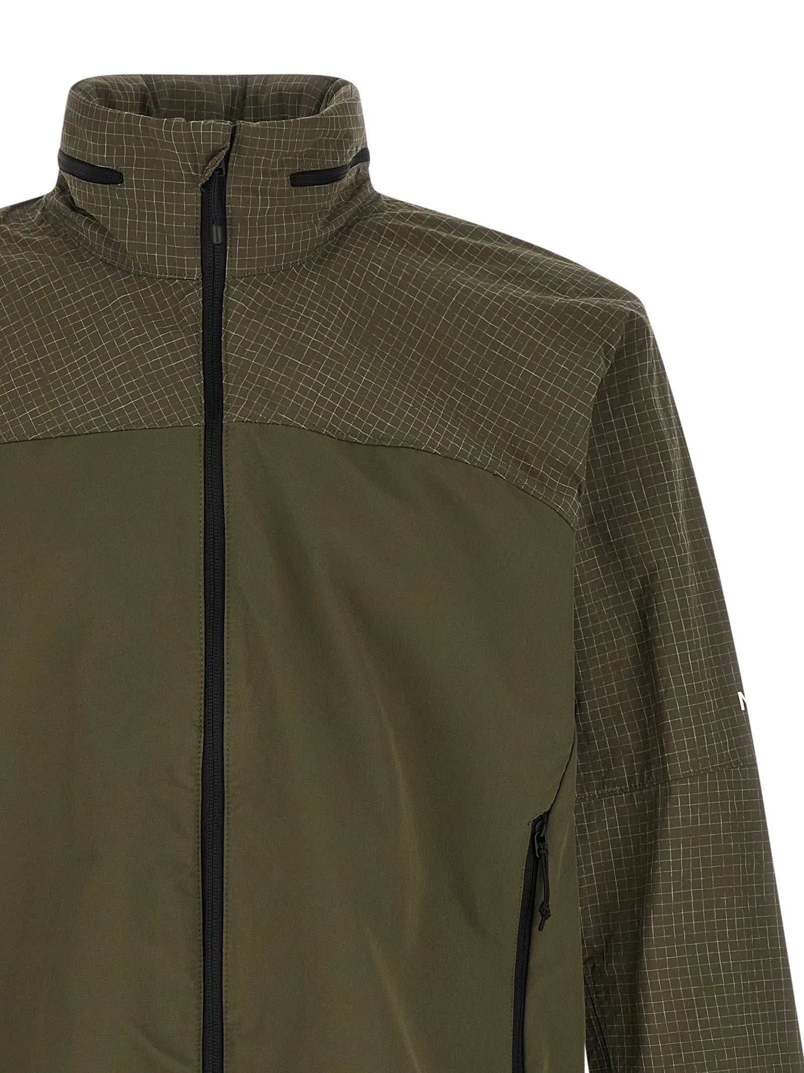 Bicolor Nylon Shell Jacket