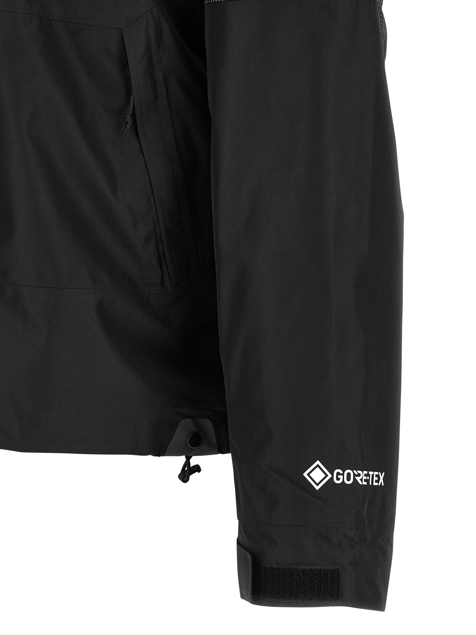 Black Polyester Shell Jacket