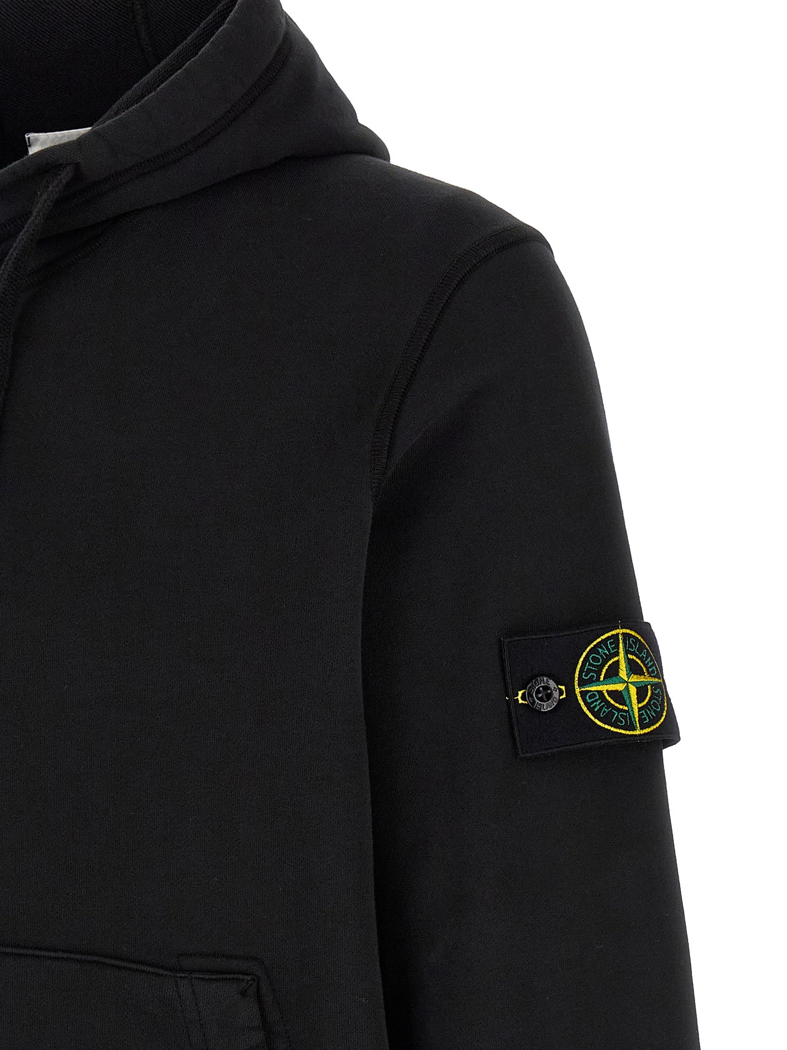 Black Cotton Sweatshirt