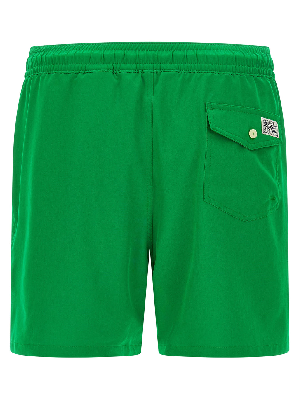 Bicolor Polyester Swim Shorts