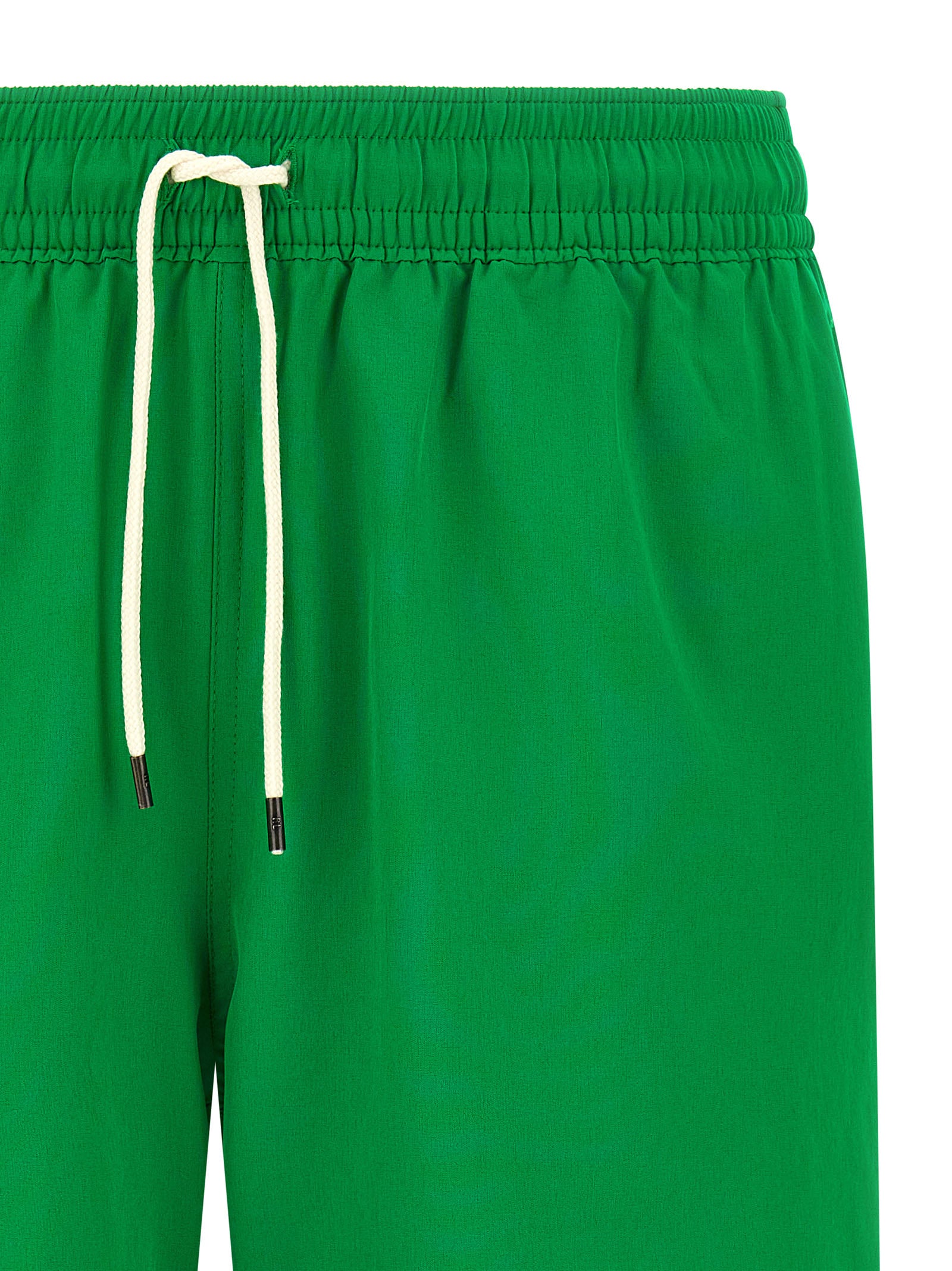 Bicolor Polyester Swim Shorts