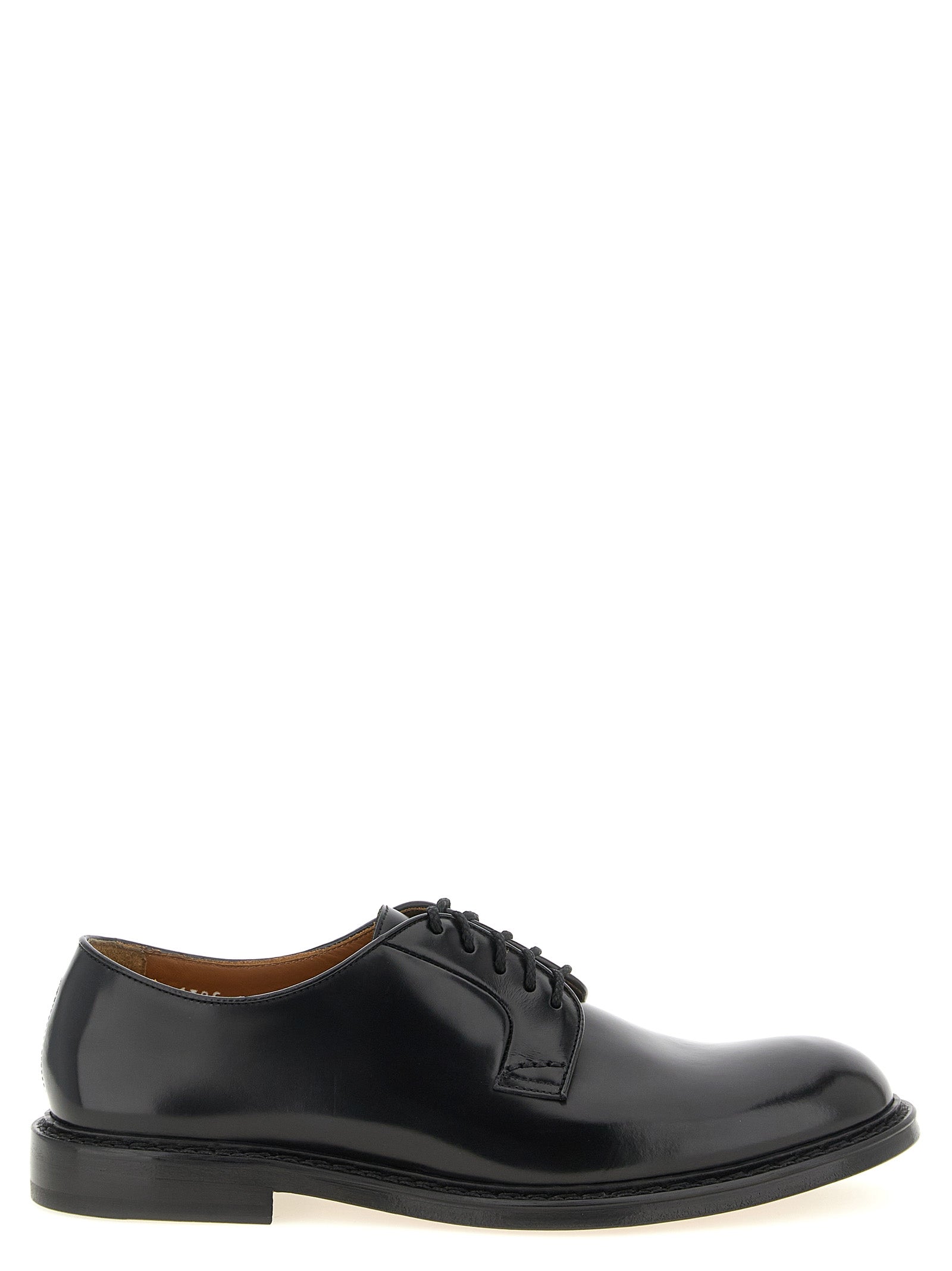 Black Calfskin Oxfords And Derbies