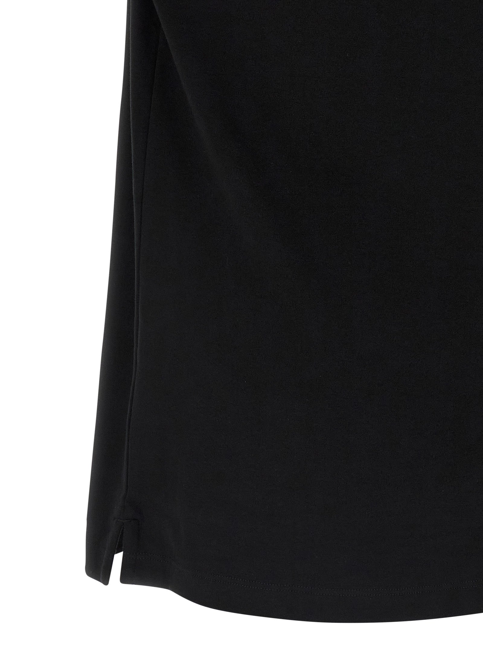 Black Cotton Polo Shirt