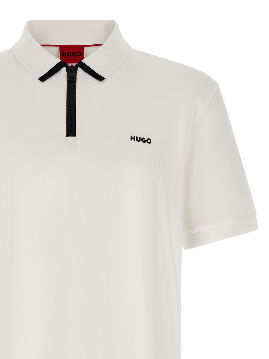 White Cotton Polo Shirt