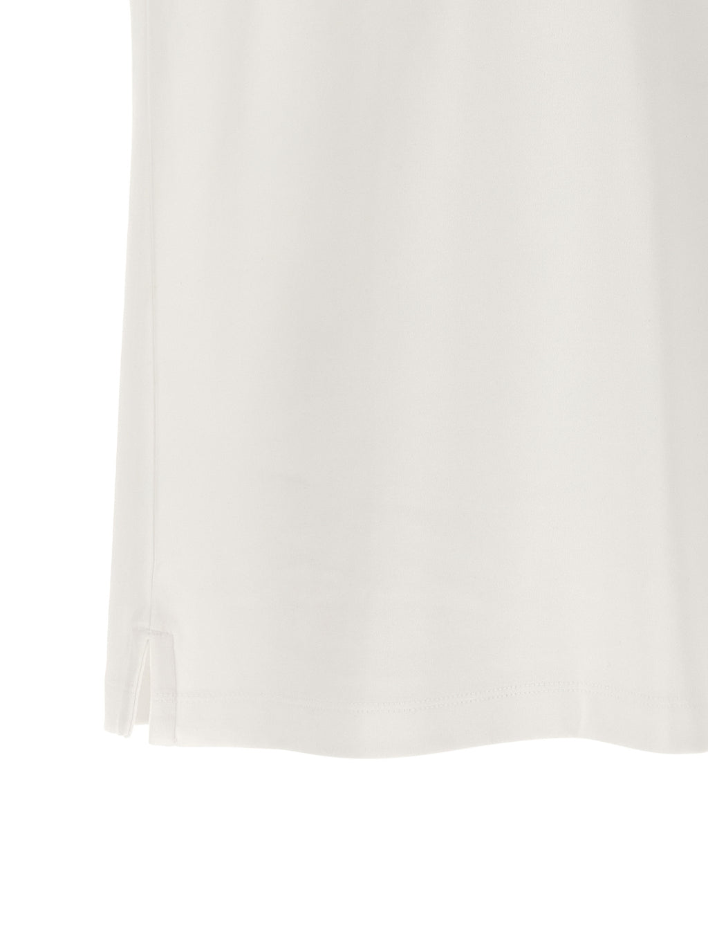 White Cotton Polo Shirt