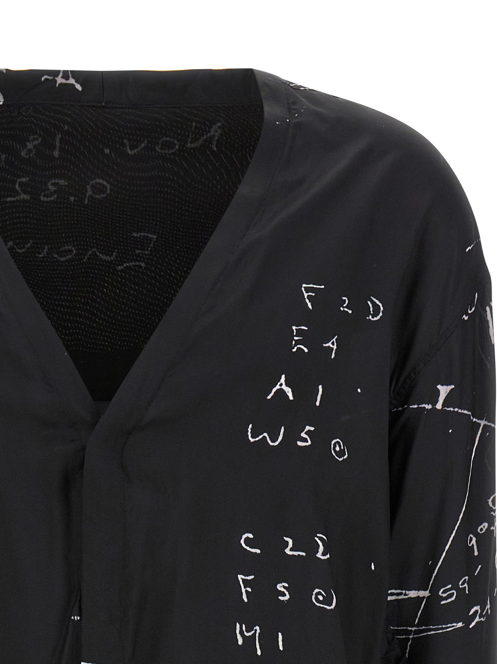 Black Viscose Blouse