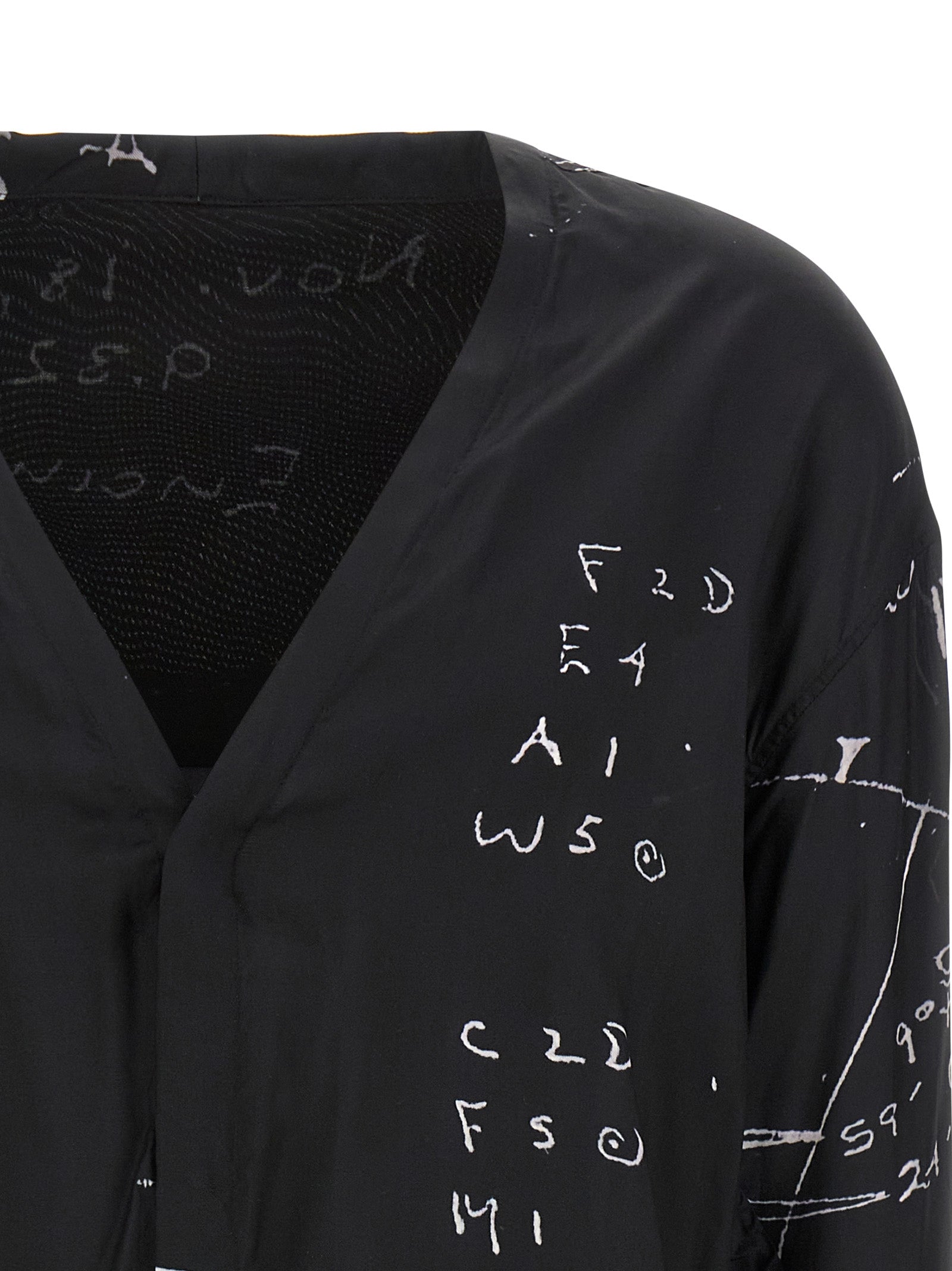 Black Viscose Blouse