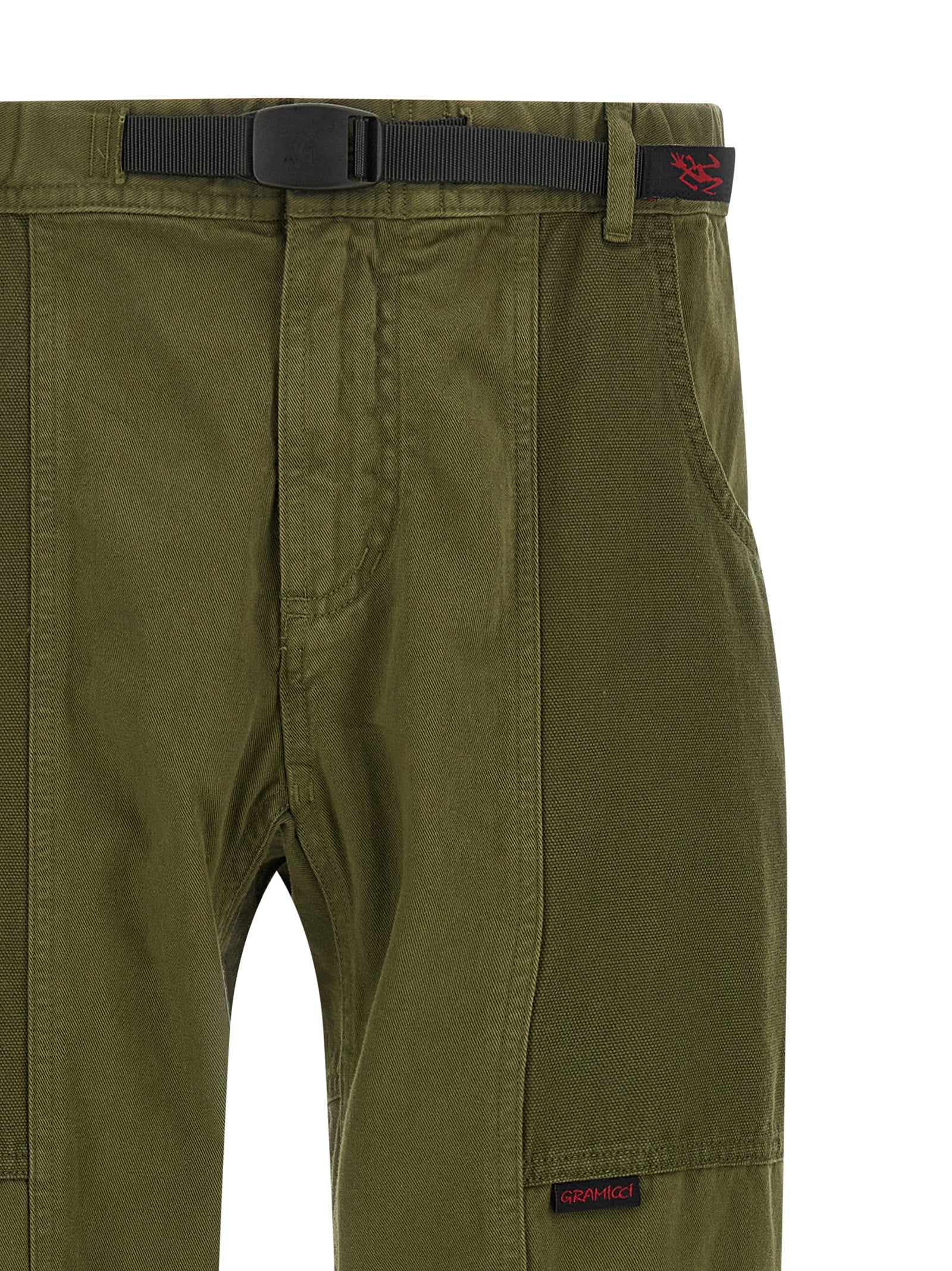 Bicolor Cotton Casual Pants