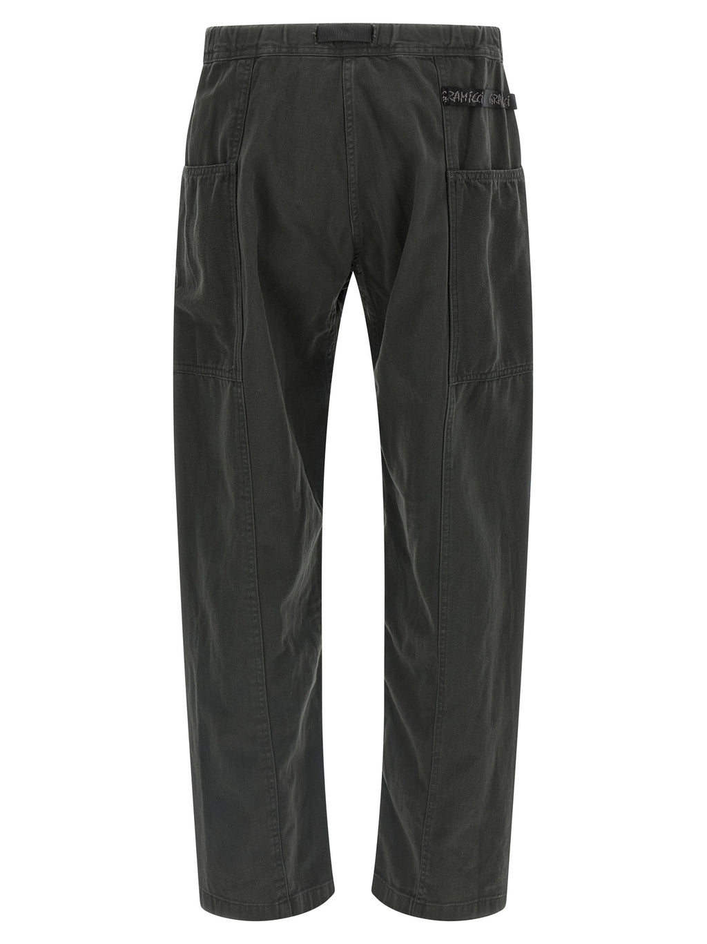 Gray Cotton Cargo Pants