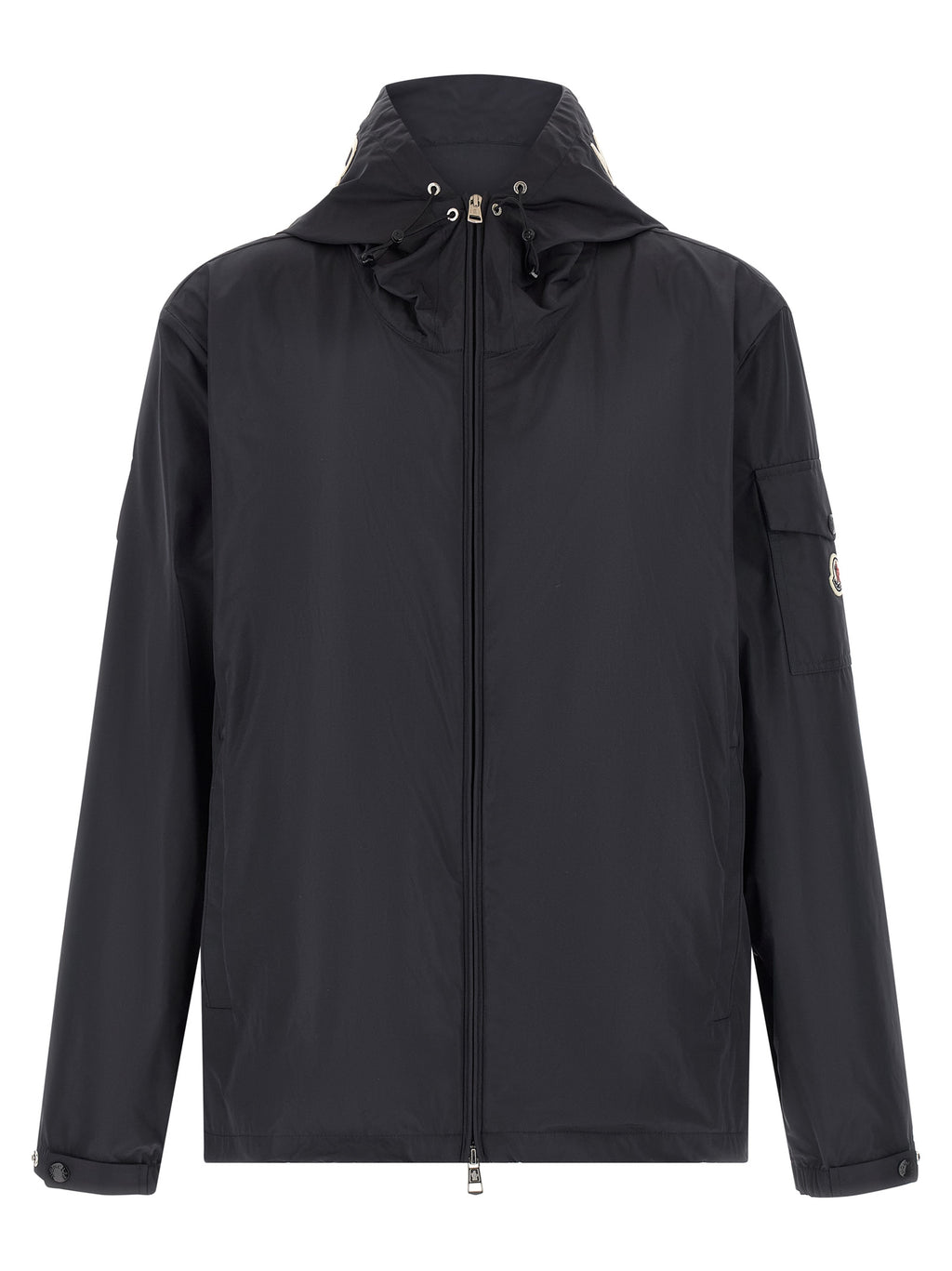Blue Polyester Shell Jacket