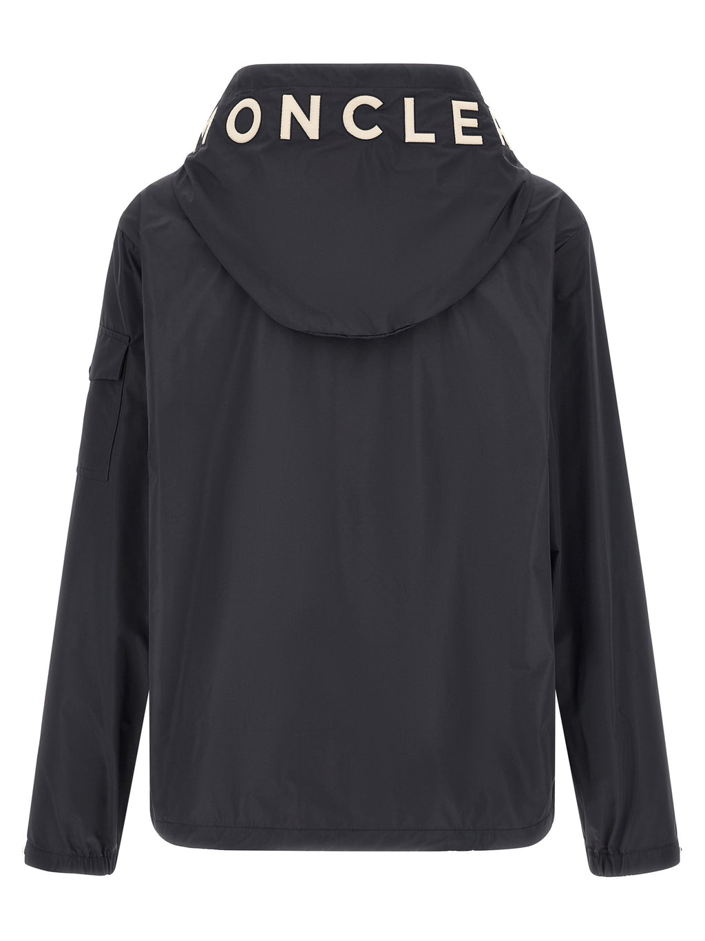 Blue Polyester Shell Jacket