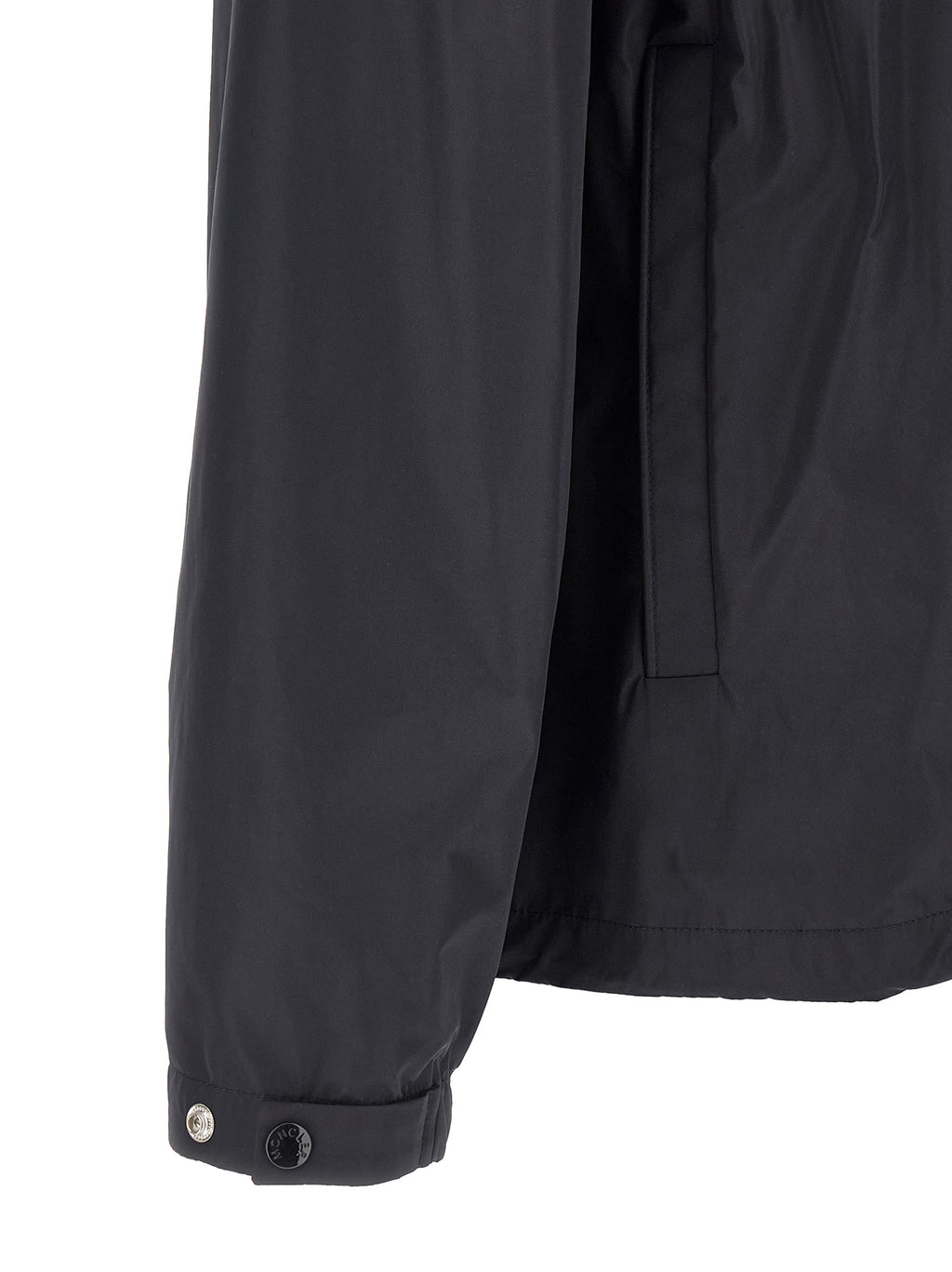 Blue Polyester Shell Jacket