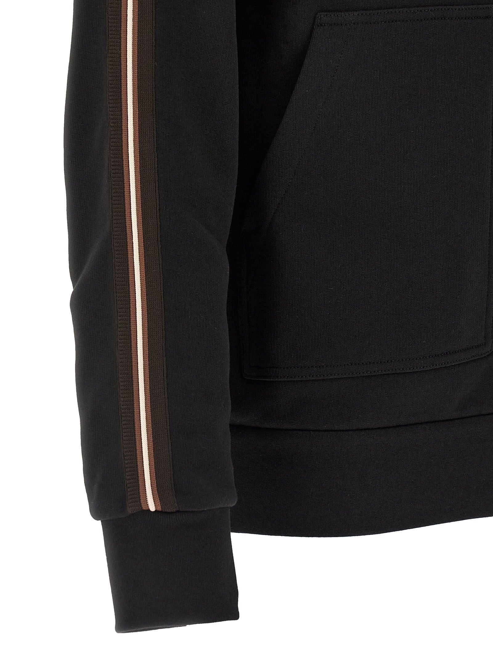 Black Polyamide Sweatshirt