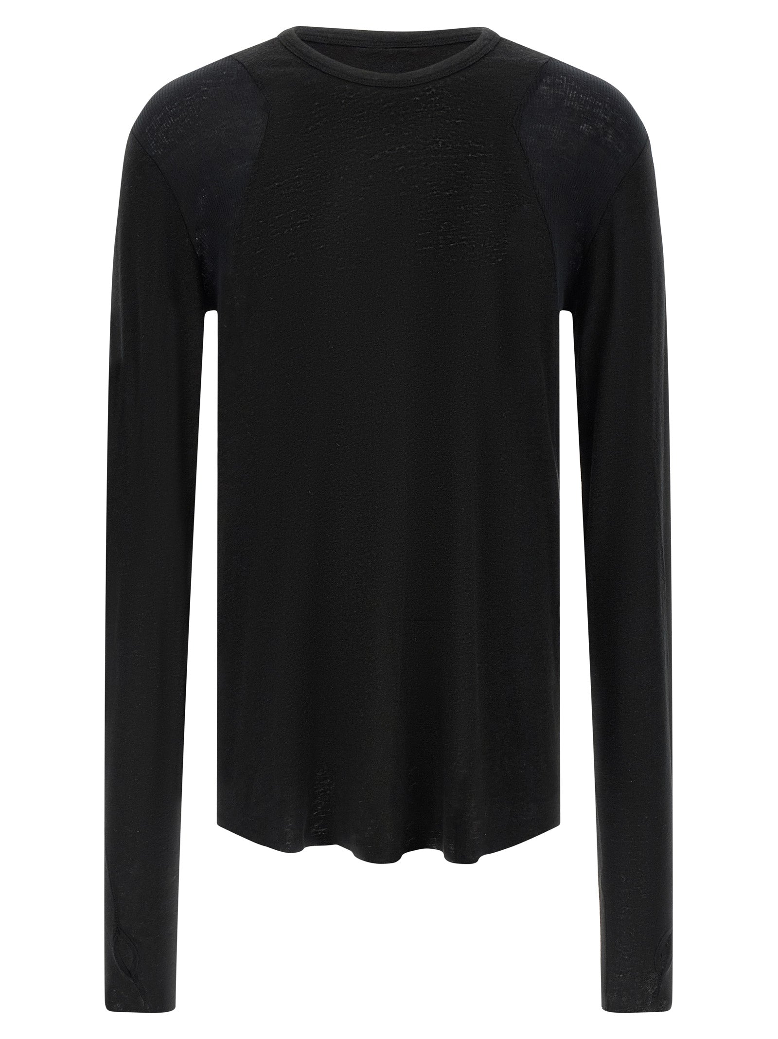 Black Viscose T-Shirt