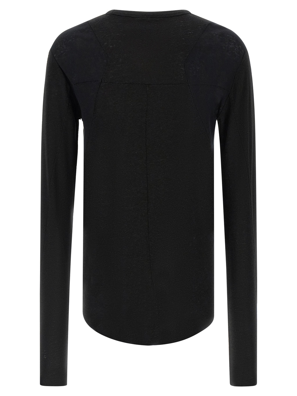 Black Viscose T-Shirt