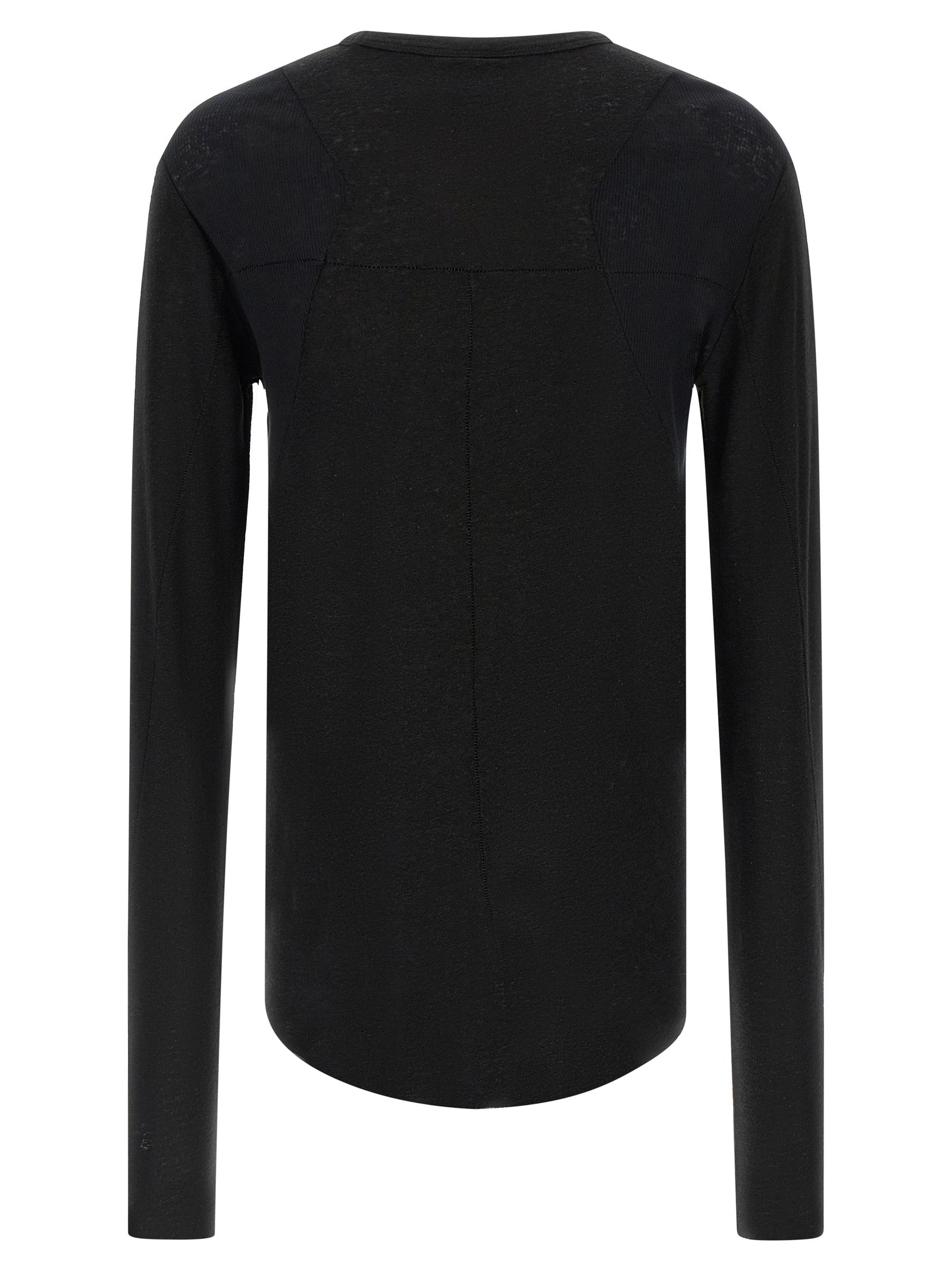 Black Viscose T-Shirt