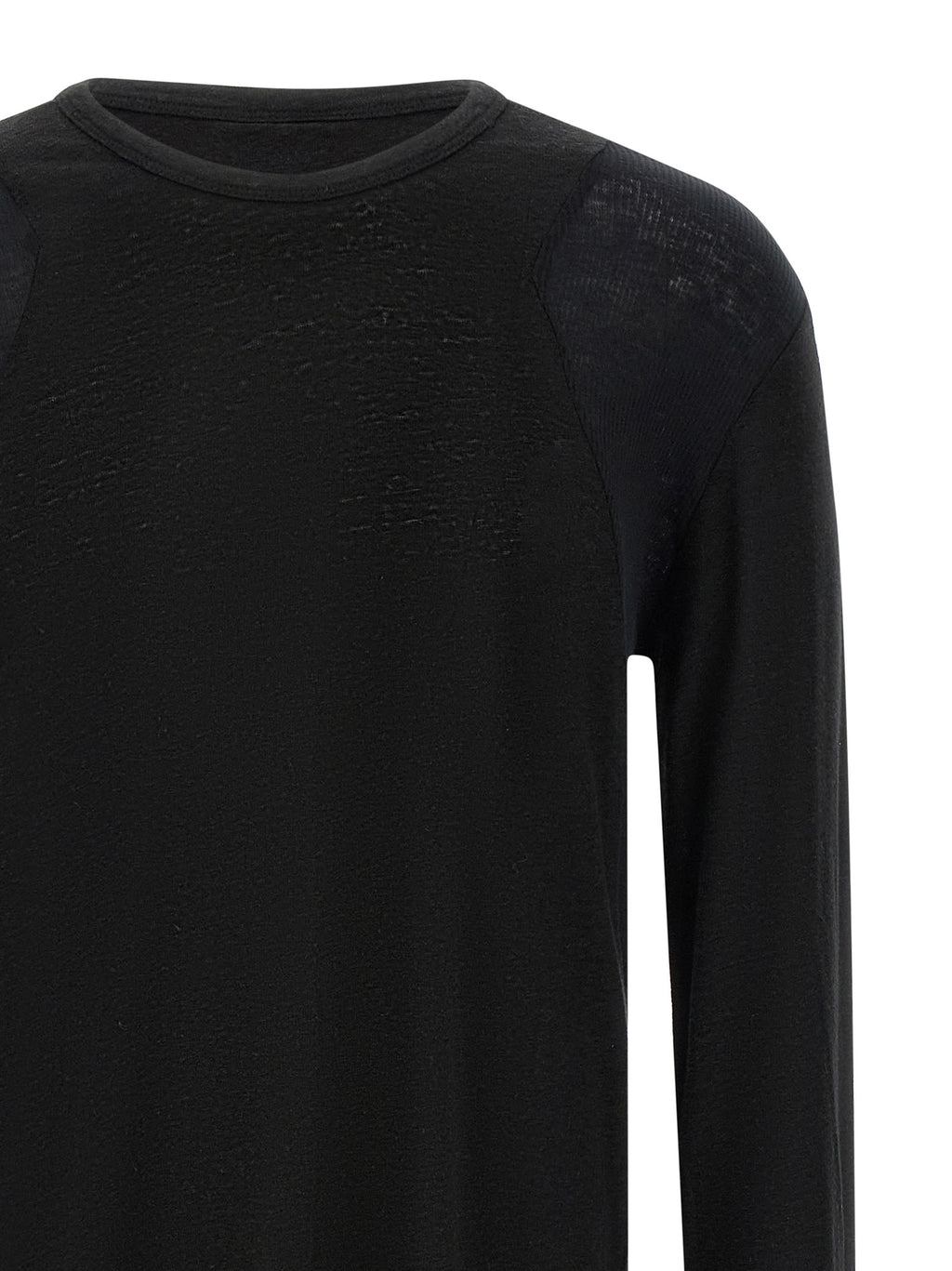 Black Viscose T-Shirt