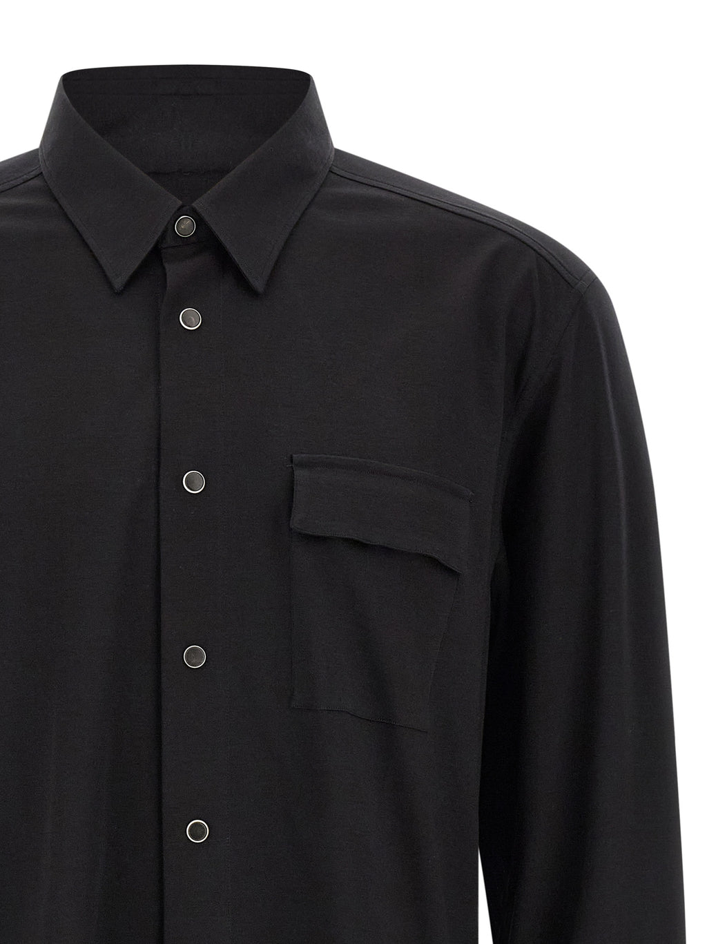 Black Cotton Blouse