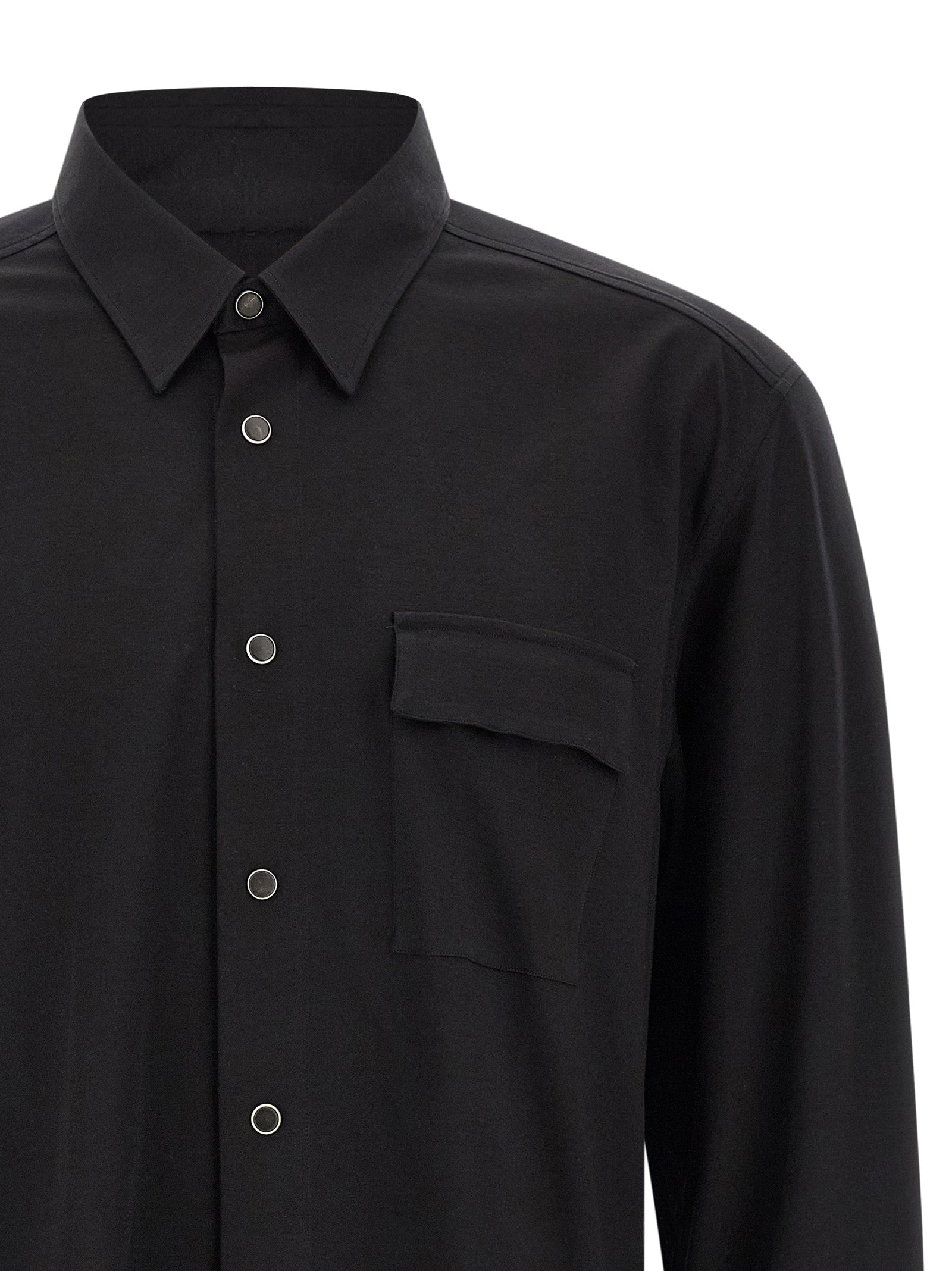 Black Cotton Blouse