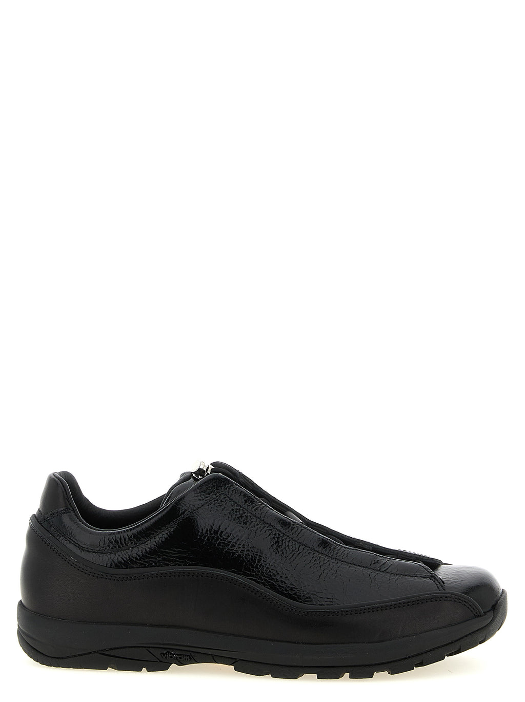 Black Cowhide Sneakers