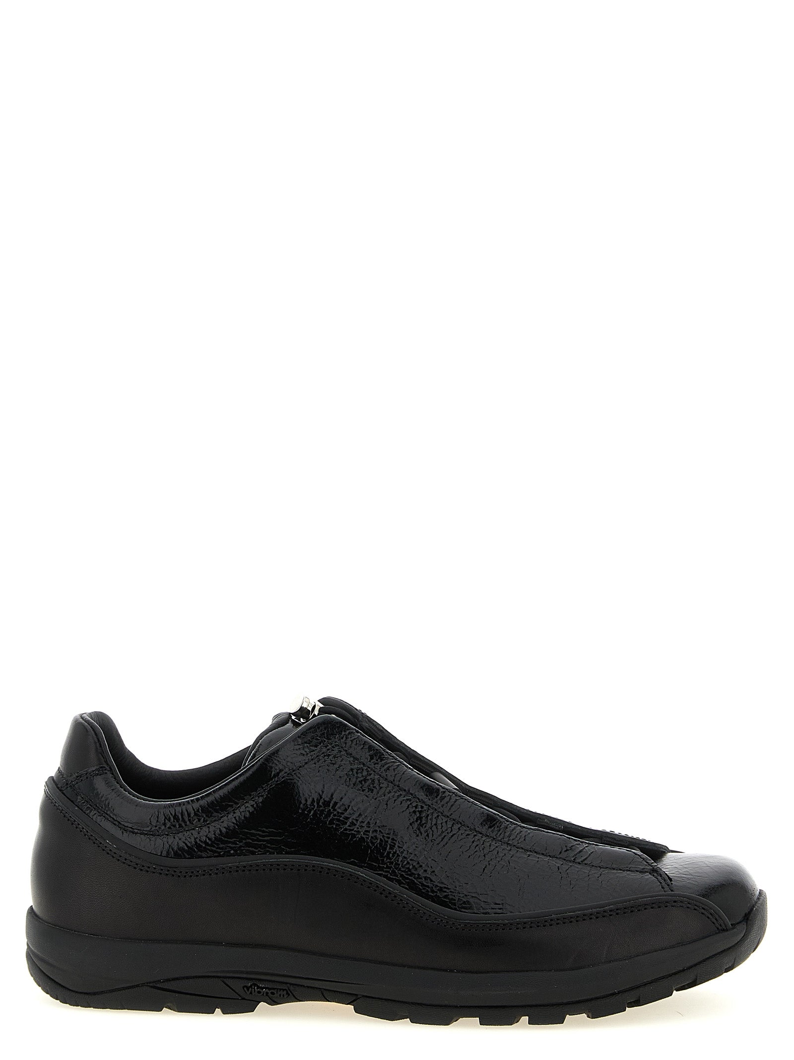 Black Cowhide Sneakers