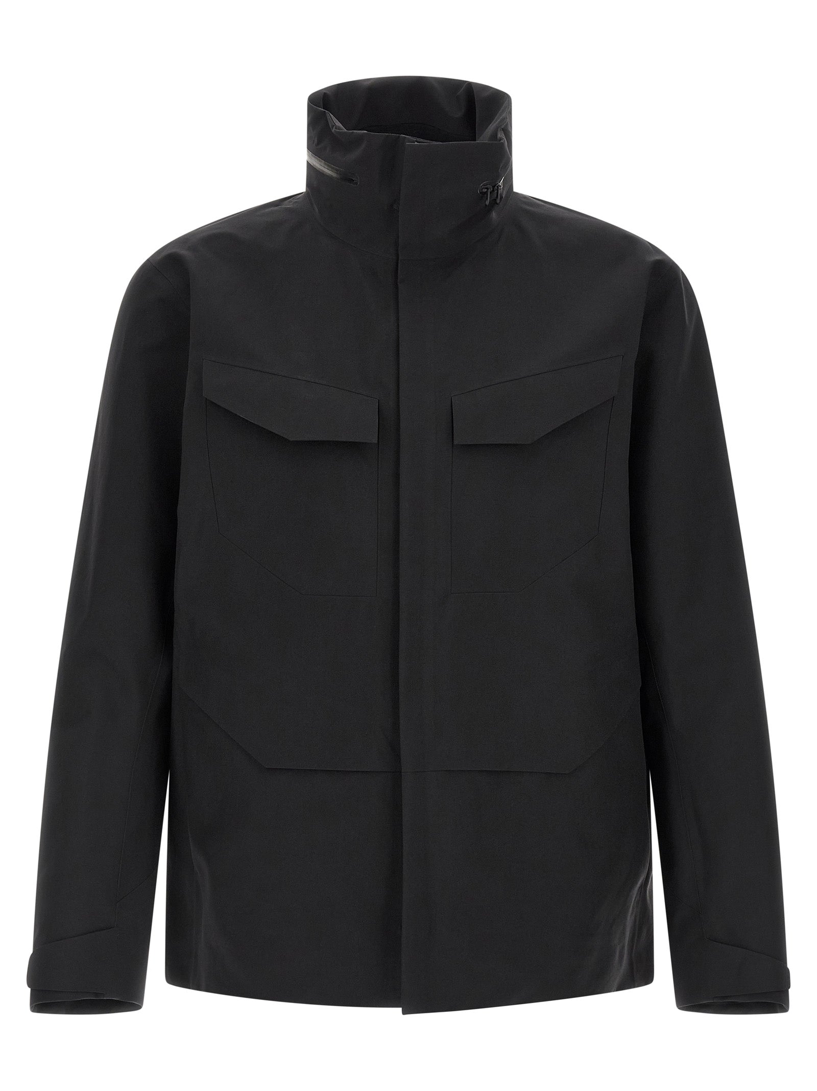 Black Nylon Shell Jacket