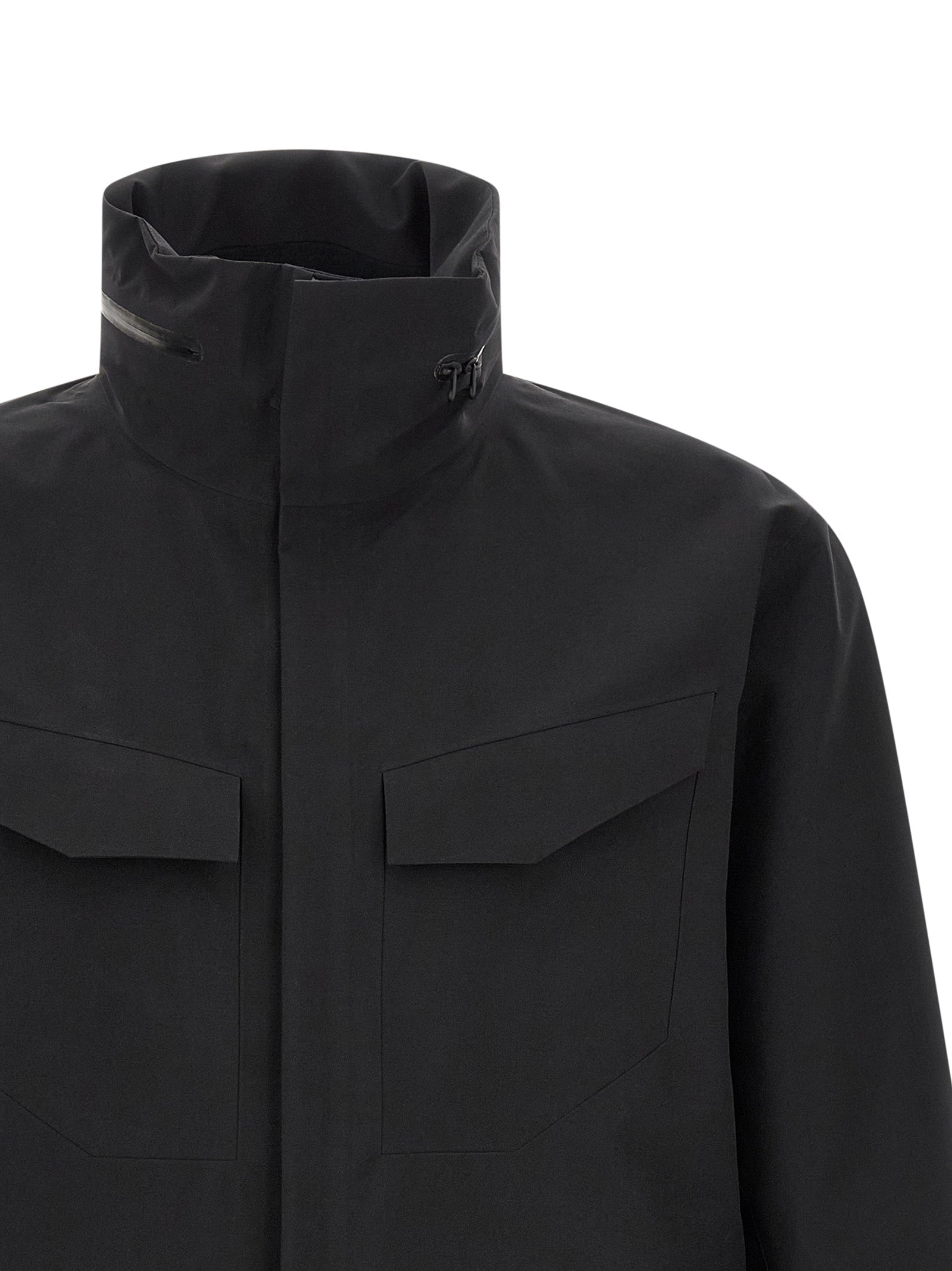 Black Nylon Shell Jacket