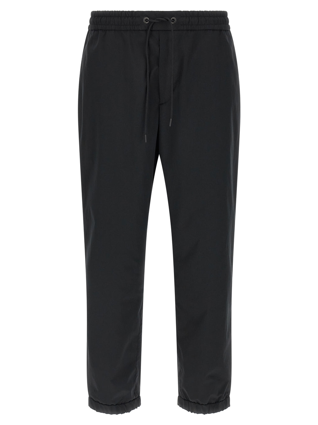 Black Polyester Joggers (Workout Pants)