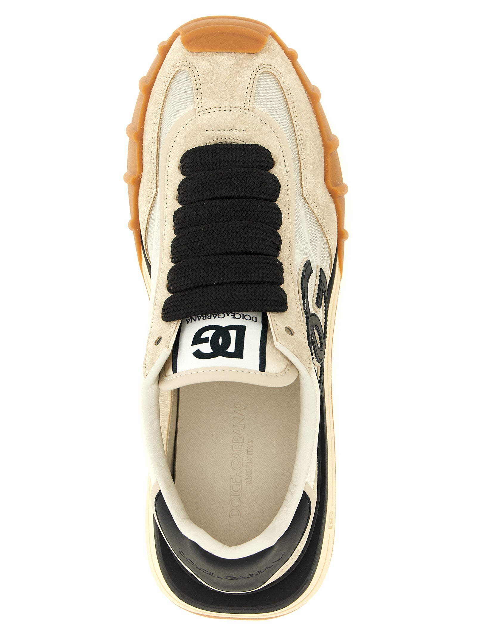Black Calfskin Athletic Sneakers