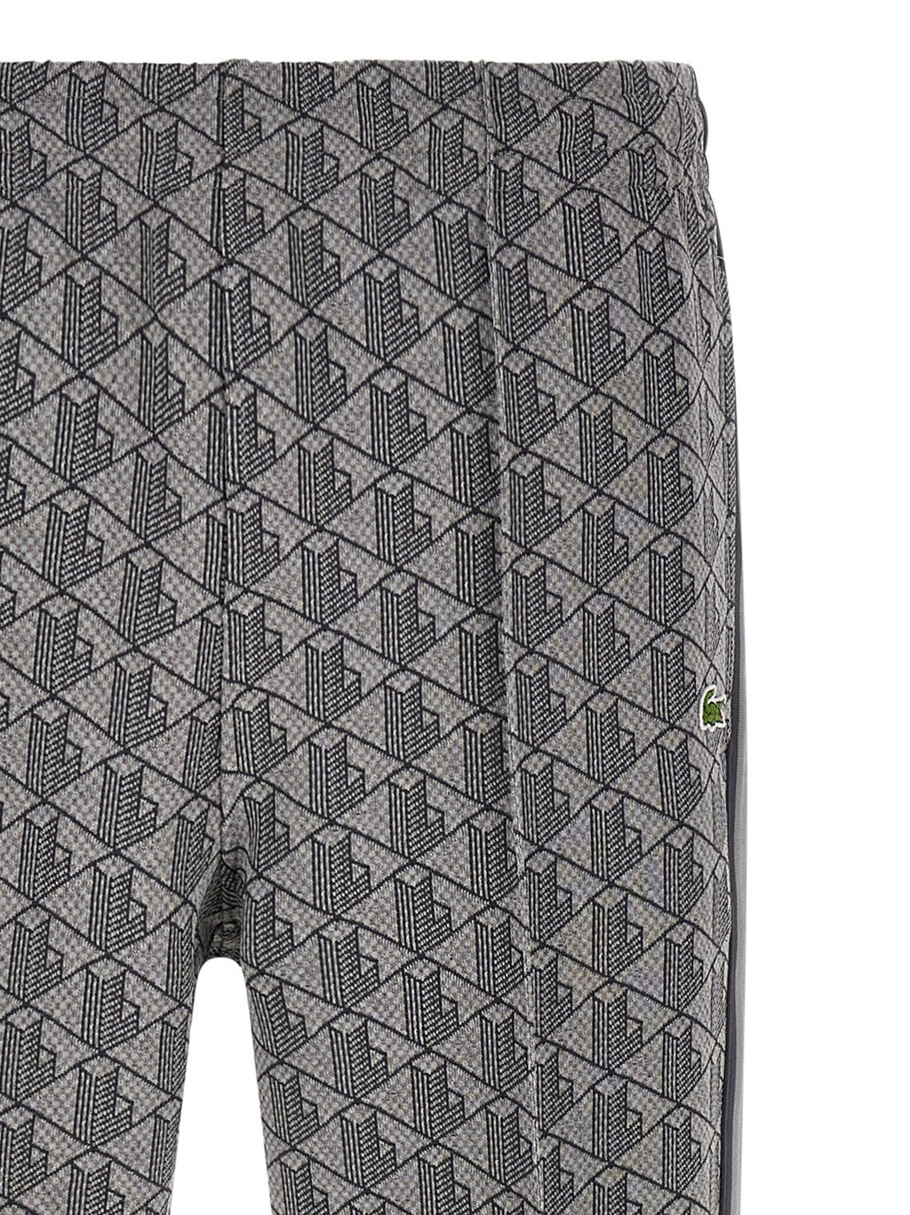 Gray Polyester Joggers (Workout Pants)