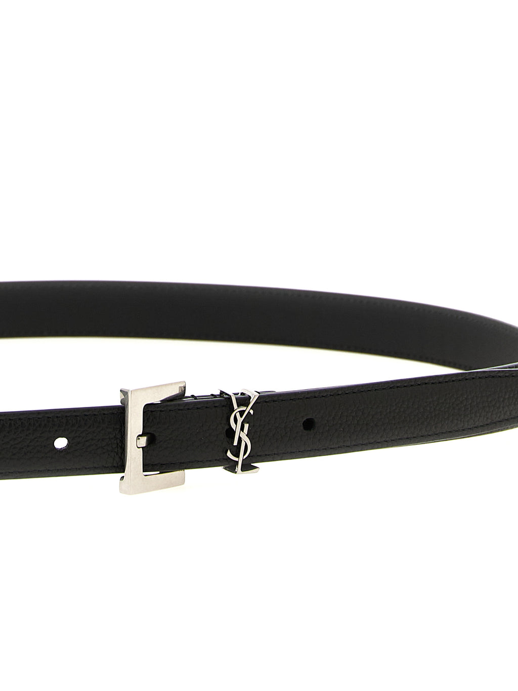 Black Calfskin Regular Belt