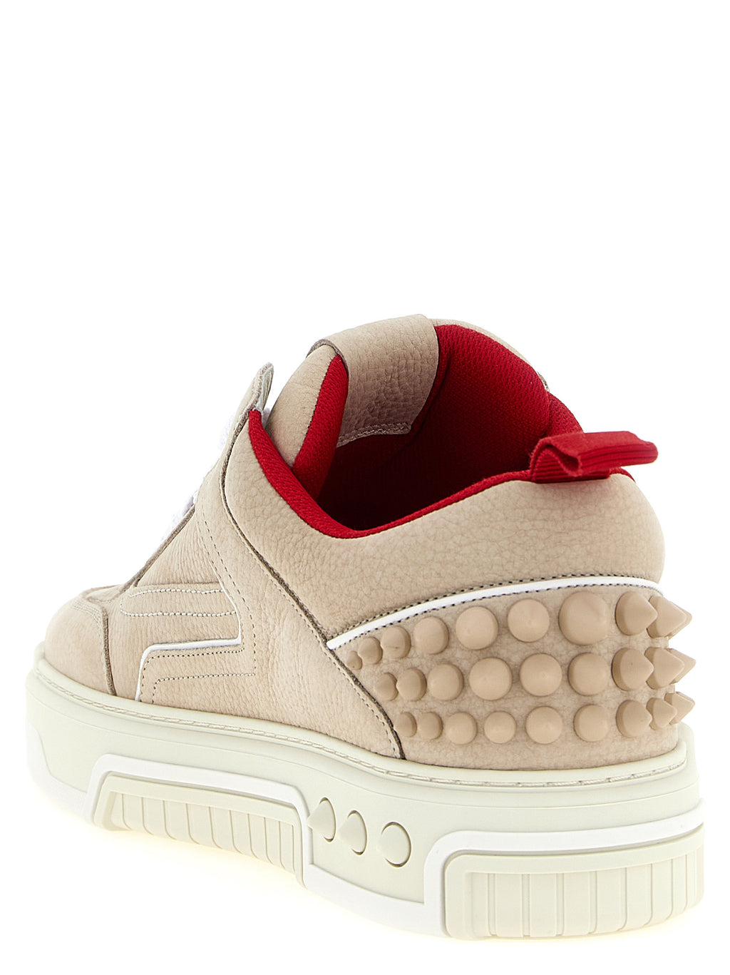 Beige Calfskin Athletic Sneakers
