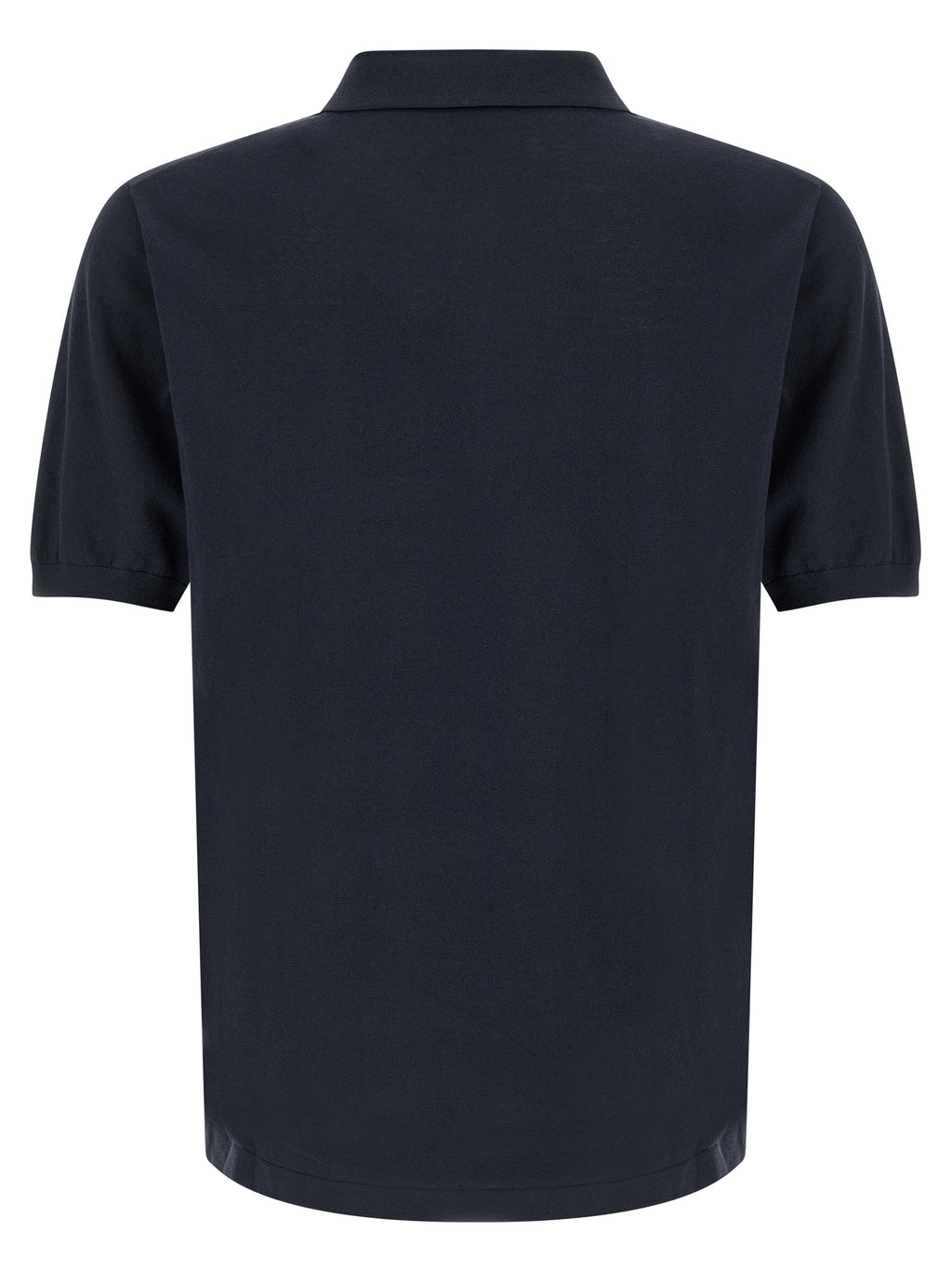 Blue Cotton Polo Shirt