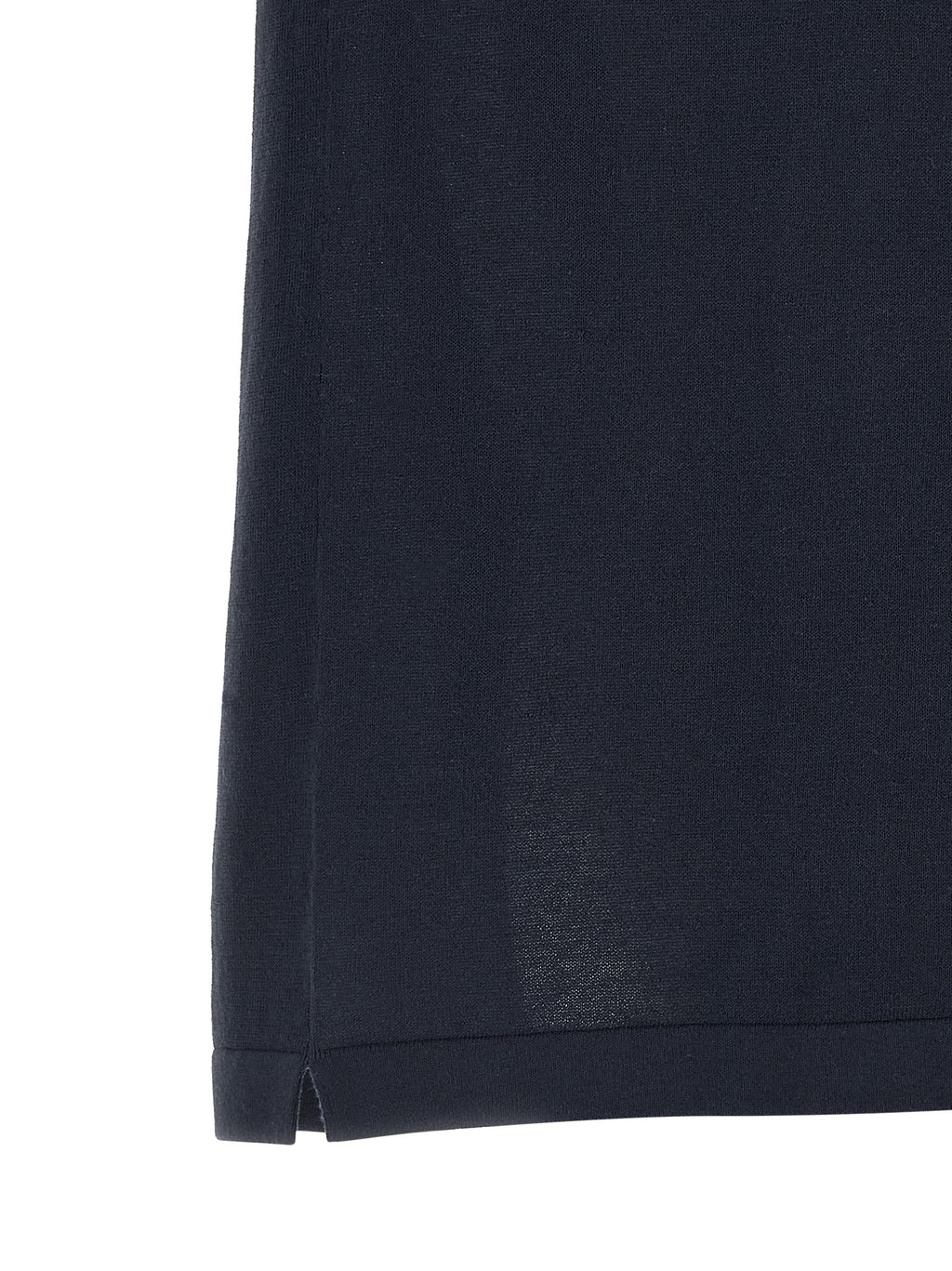Blue Cotton Polo Shirt