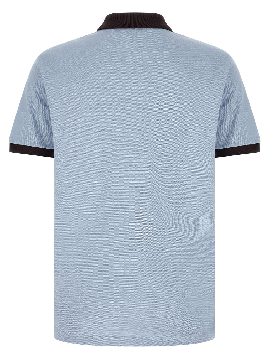 Blue Cotton Polo Shirt