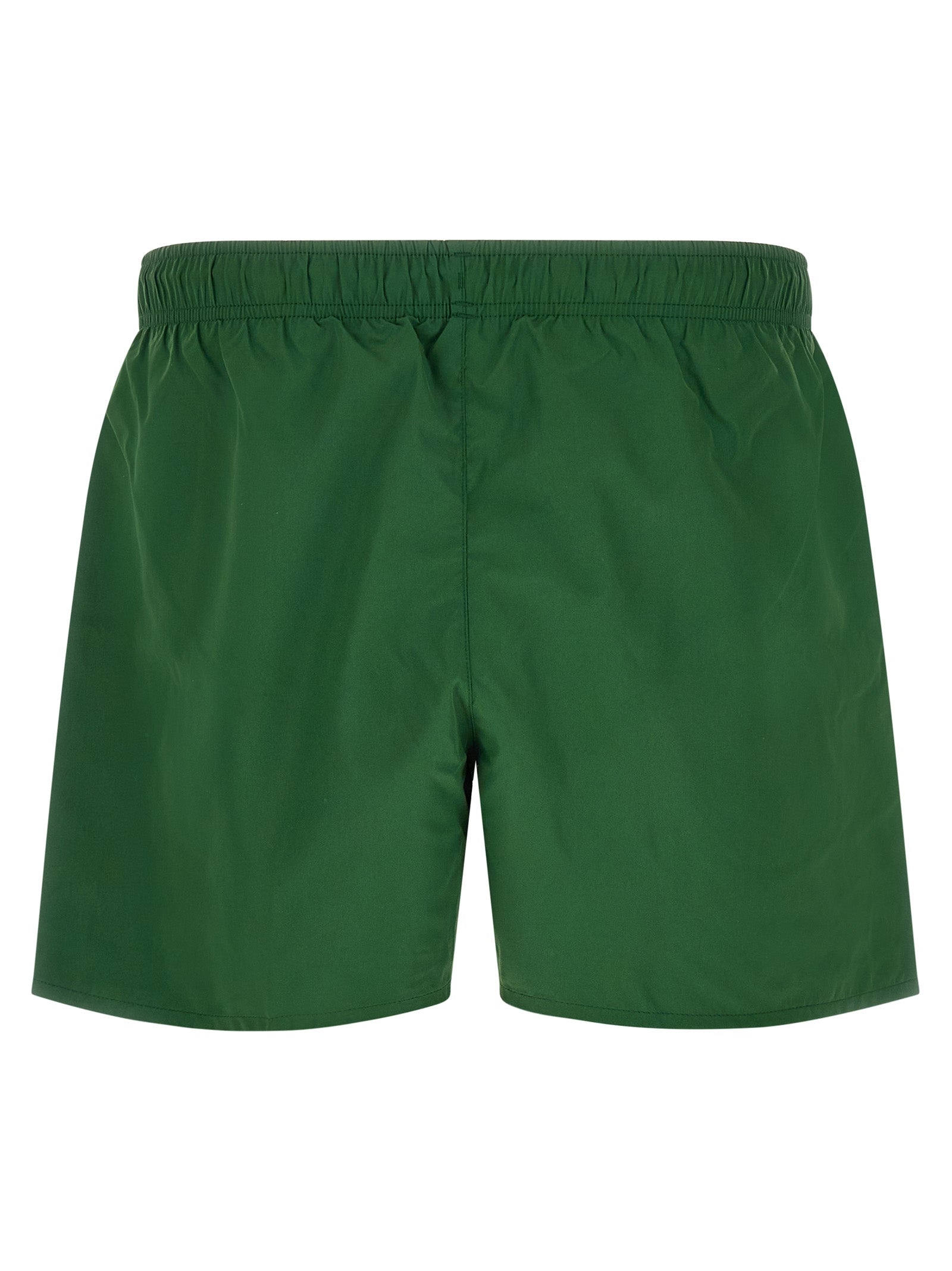 Bicolor Polyester Swim Shorts