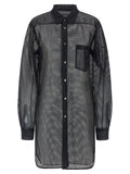 Black Polyester Blouse