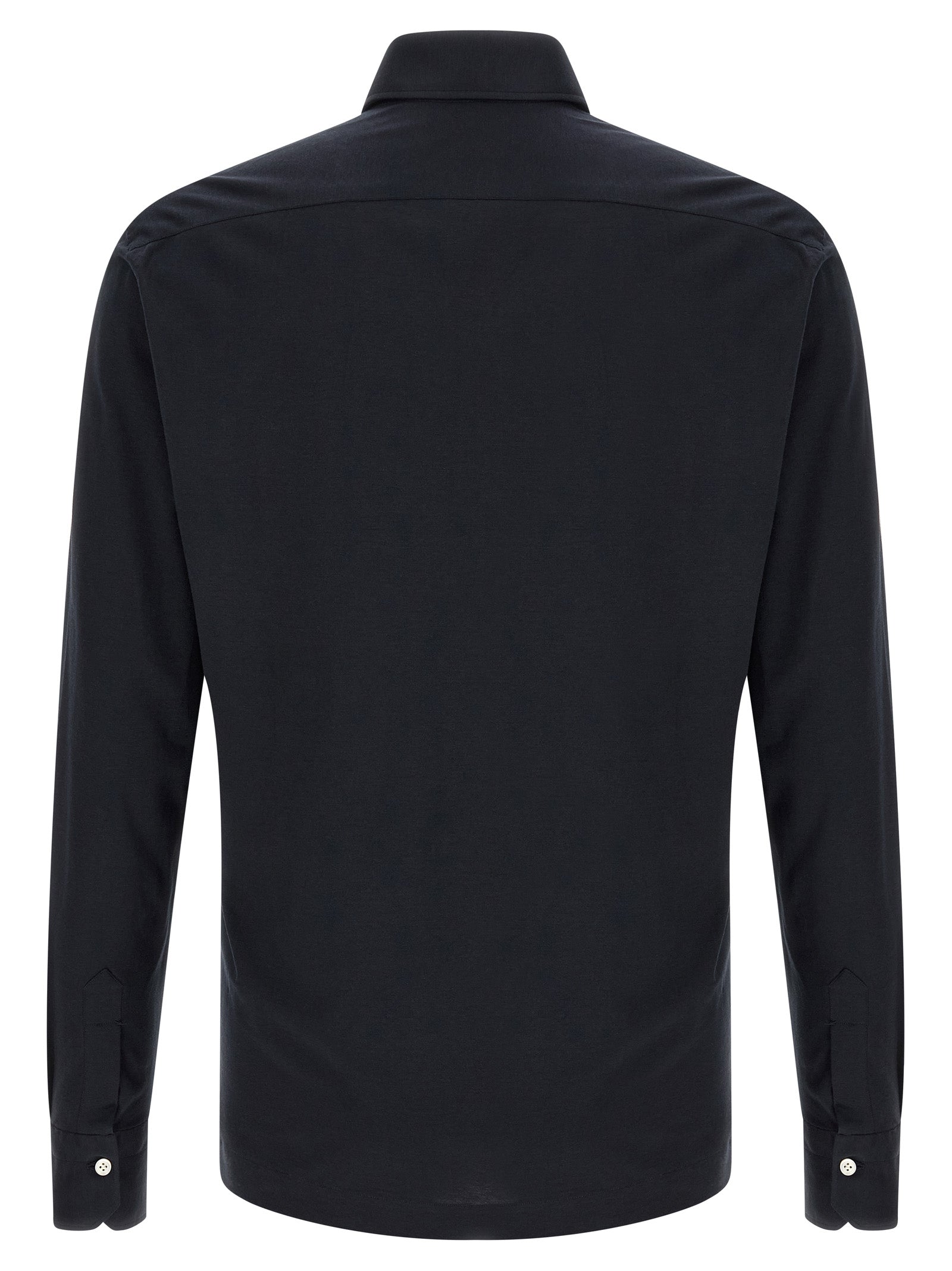 Blue Cotton Polo Shirt