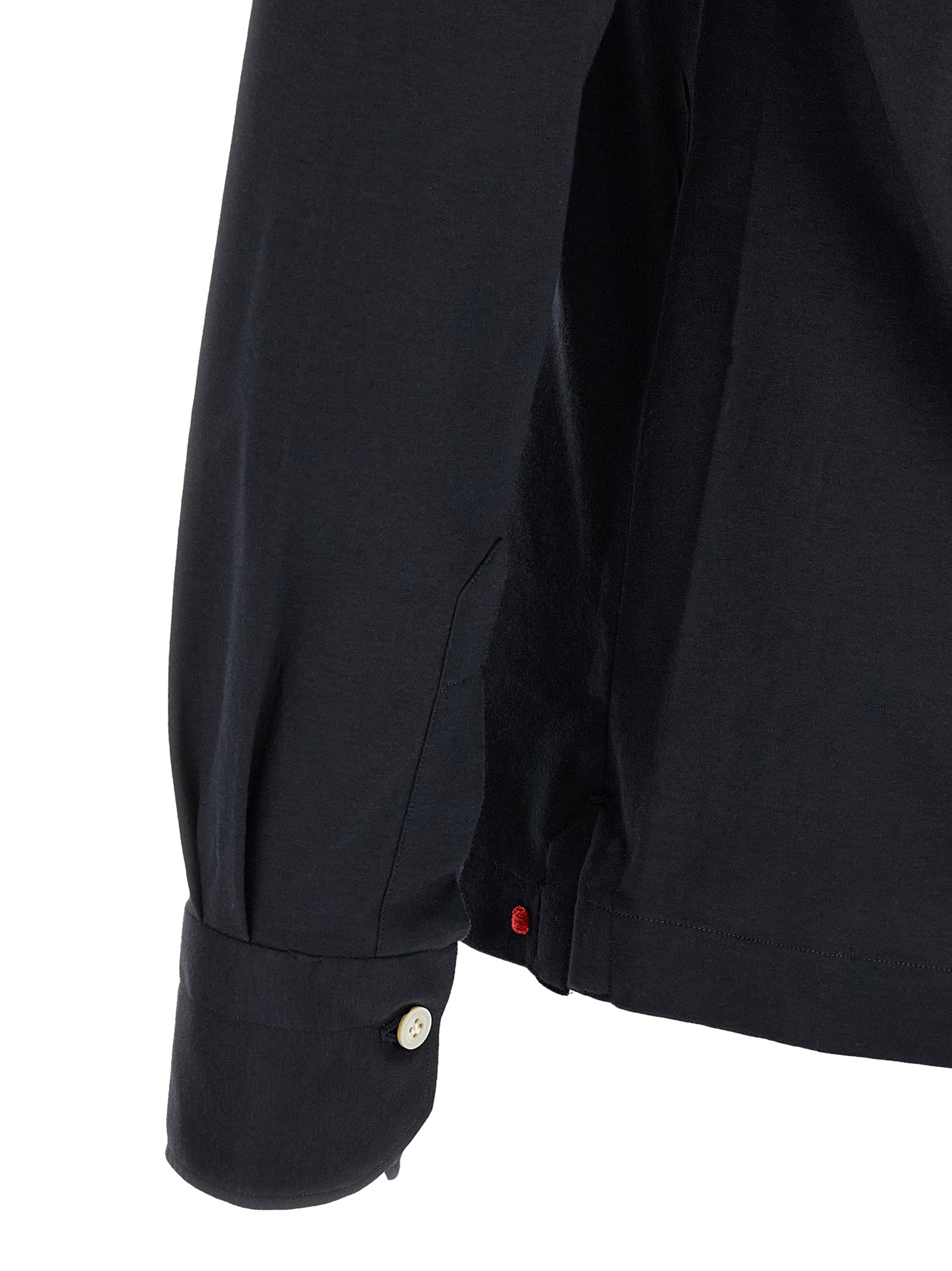 Blue Cotton Polo Shirt